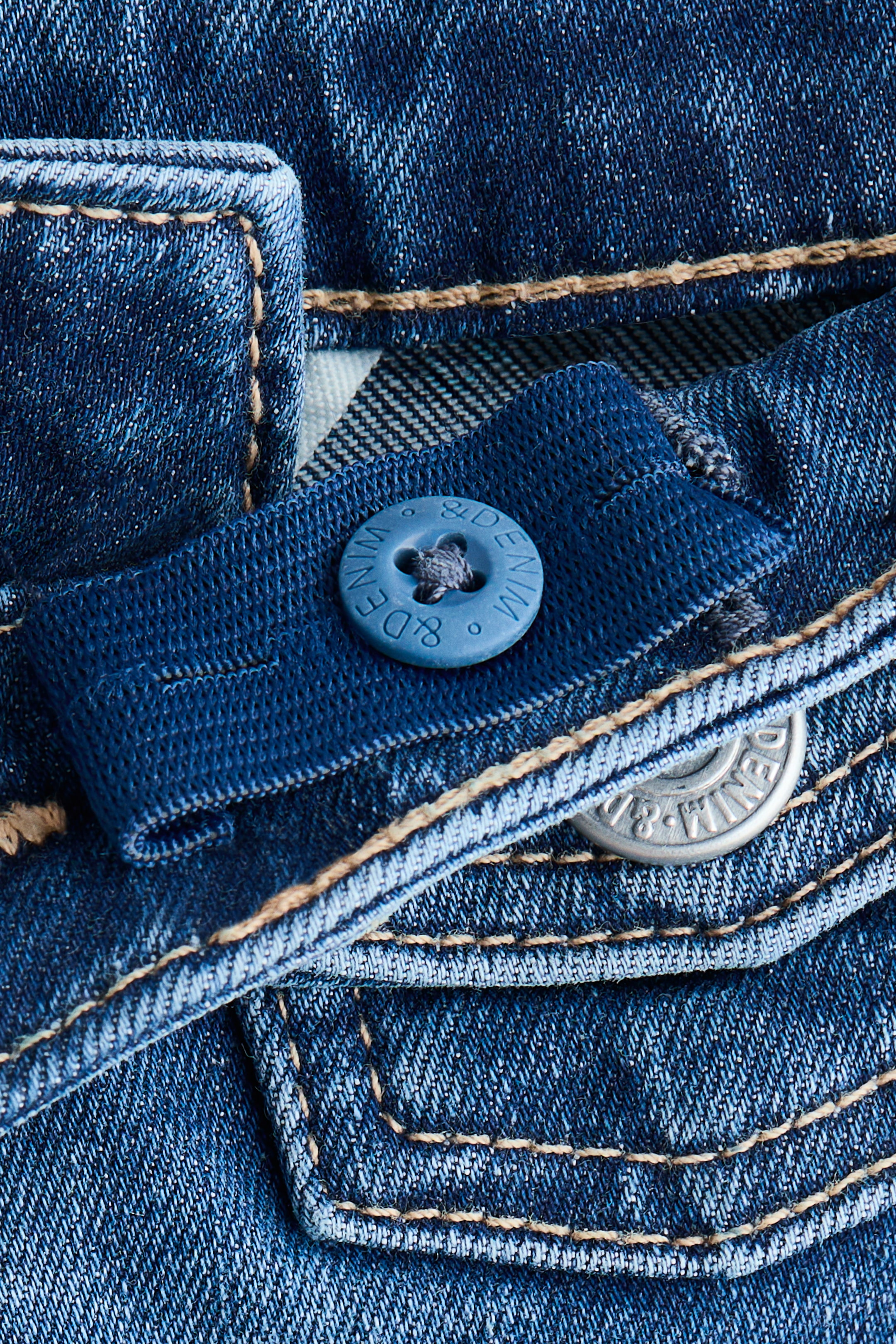 Visa större bild: Wide Leg Jeans - Denimblå - BARN | H&M FI 5