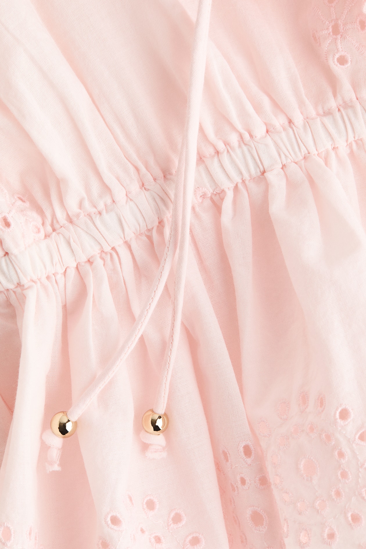 Cotton Blouse with Eyelet Embroidery - image 4