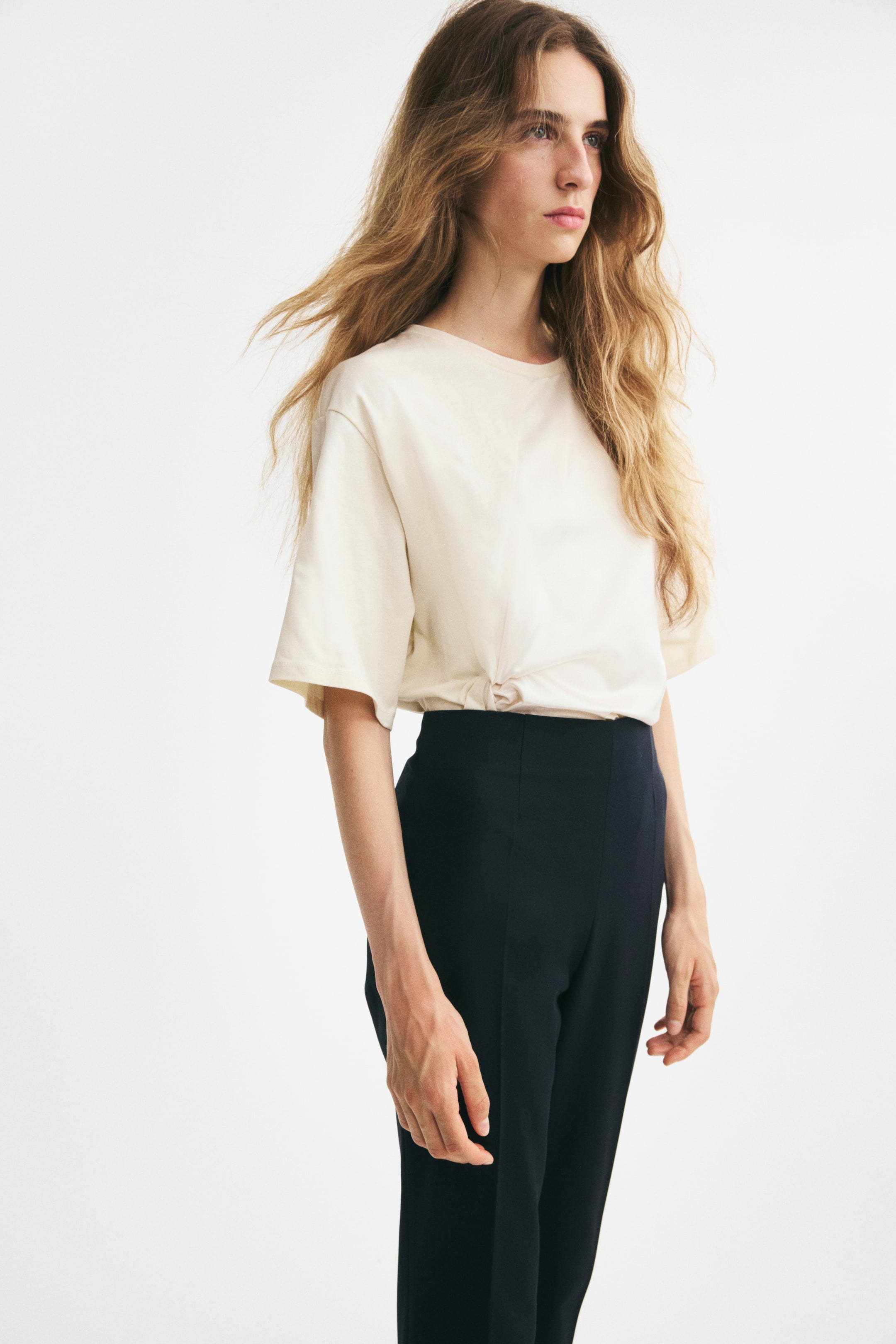 Pantalon cigarette sur mesure