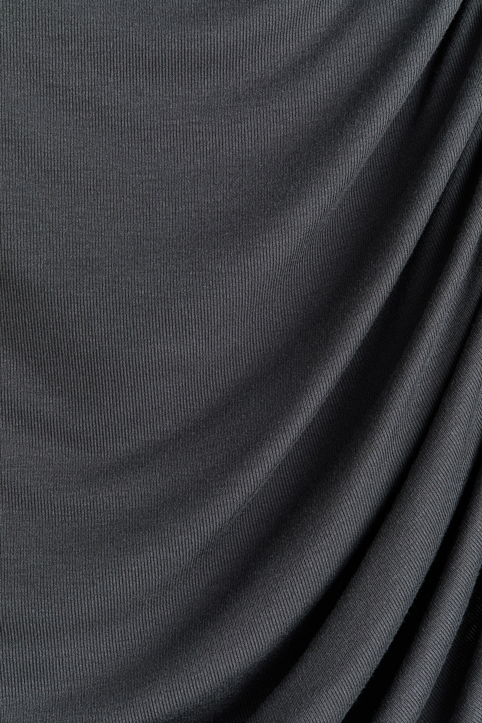 Draped viscose top - Dark grey/Golden olive/Black - 2