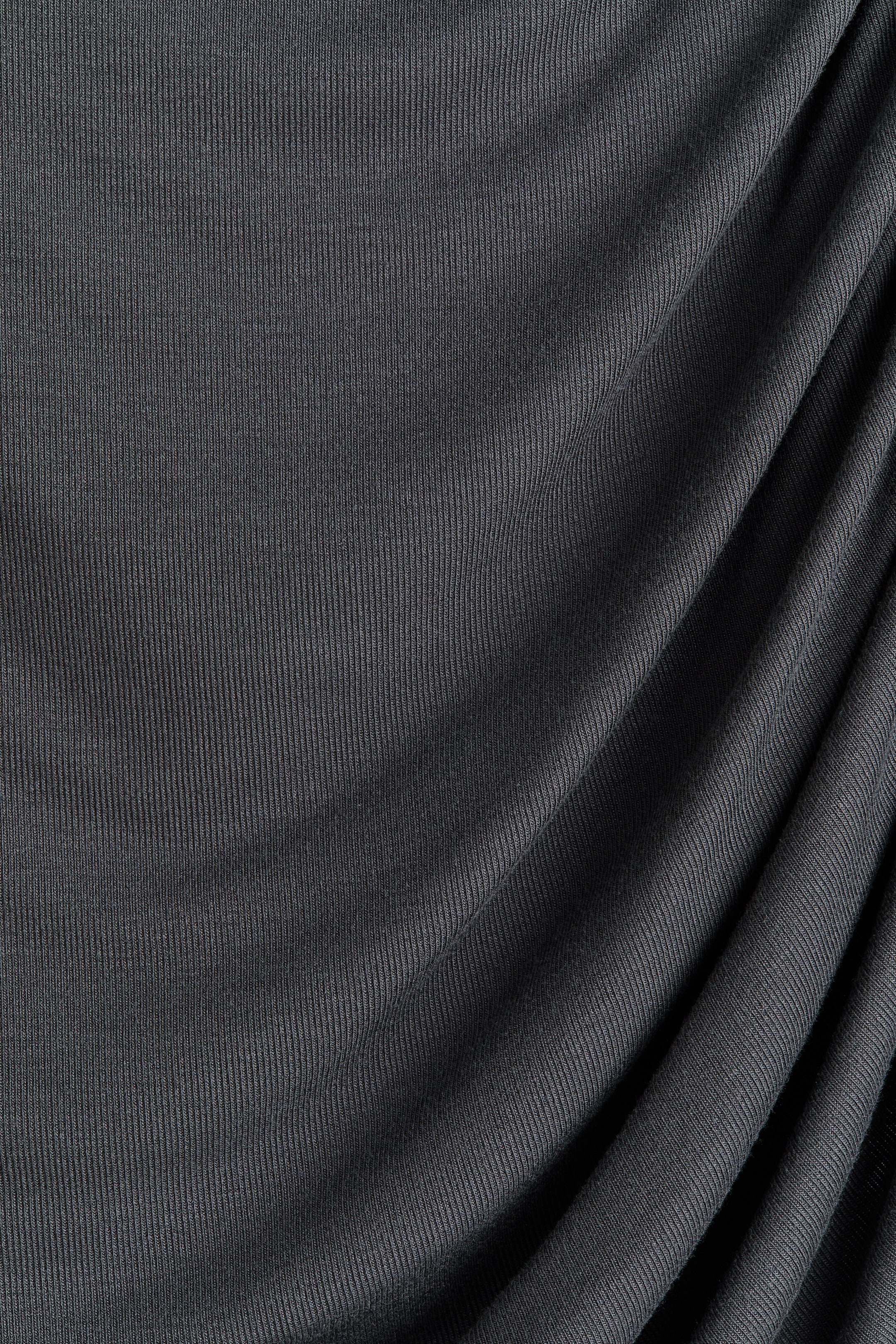 View larger image: Draped viscose top - Dark grey - Ladies | H&M IN 2