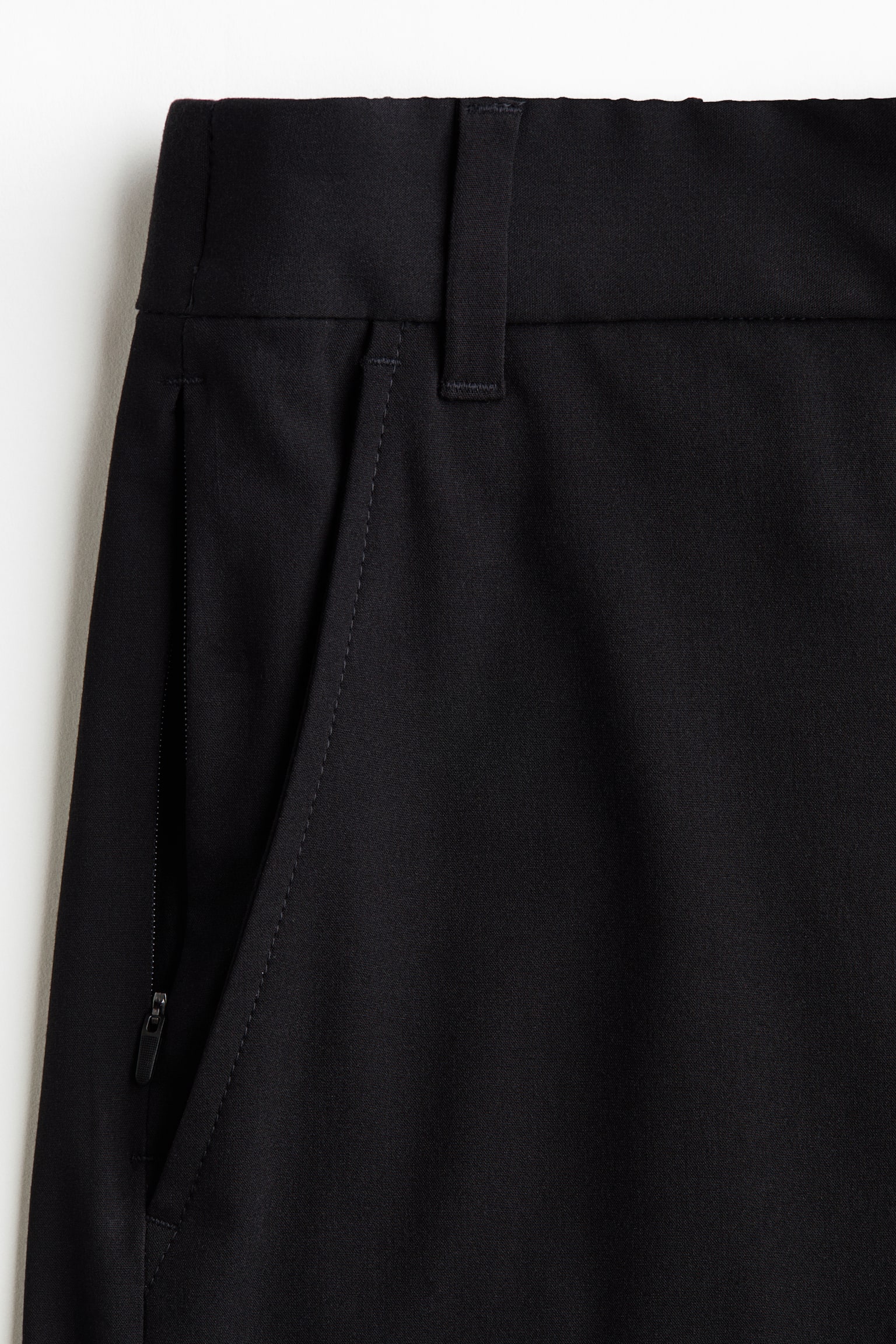 Chinos cortos Four-way stretch Loose Fit-Negro - 3