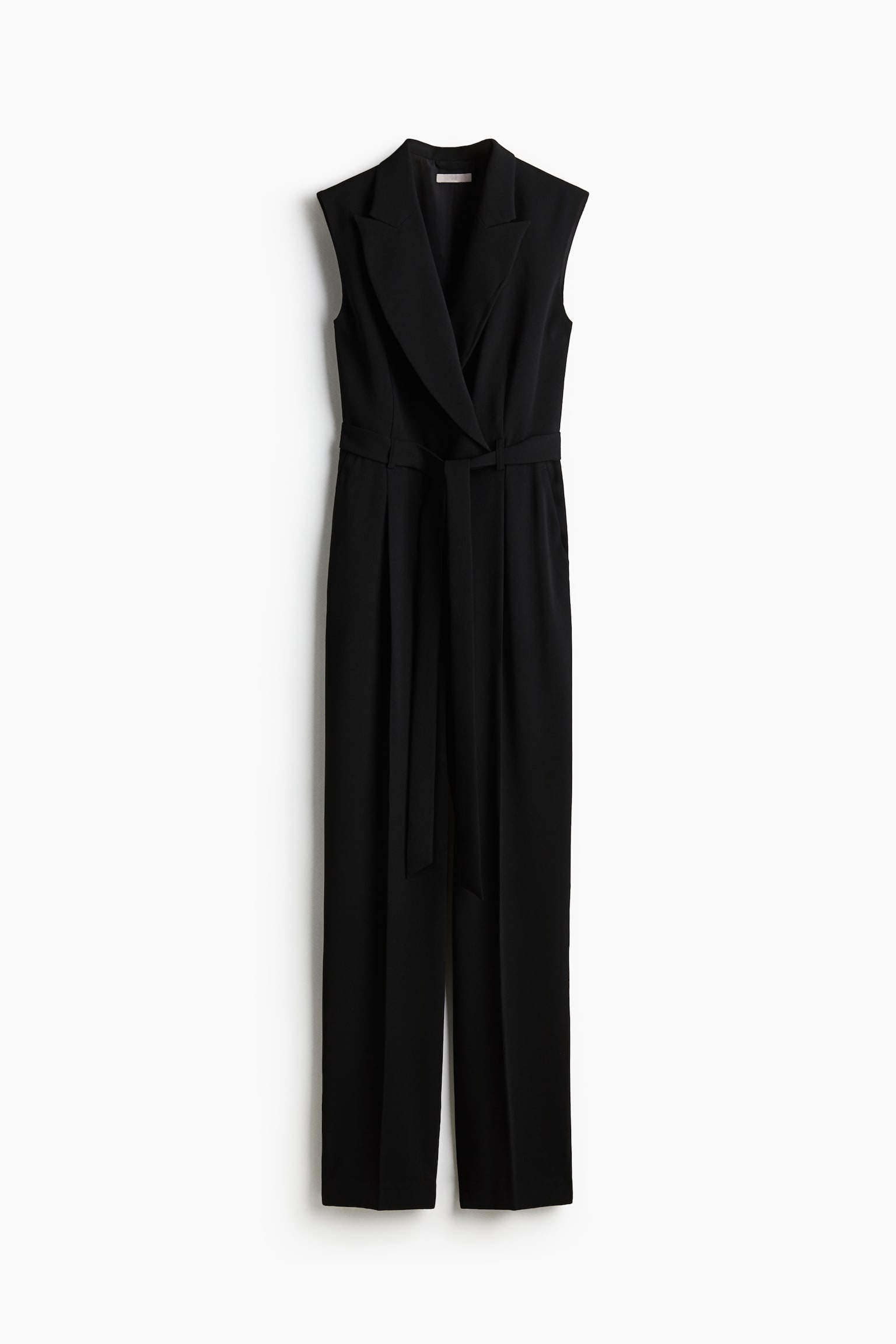 Sleeveless blazer jumpsuit - Black - 2