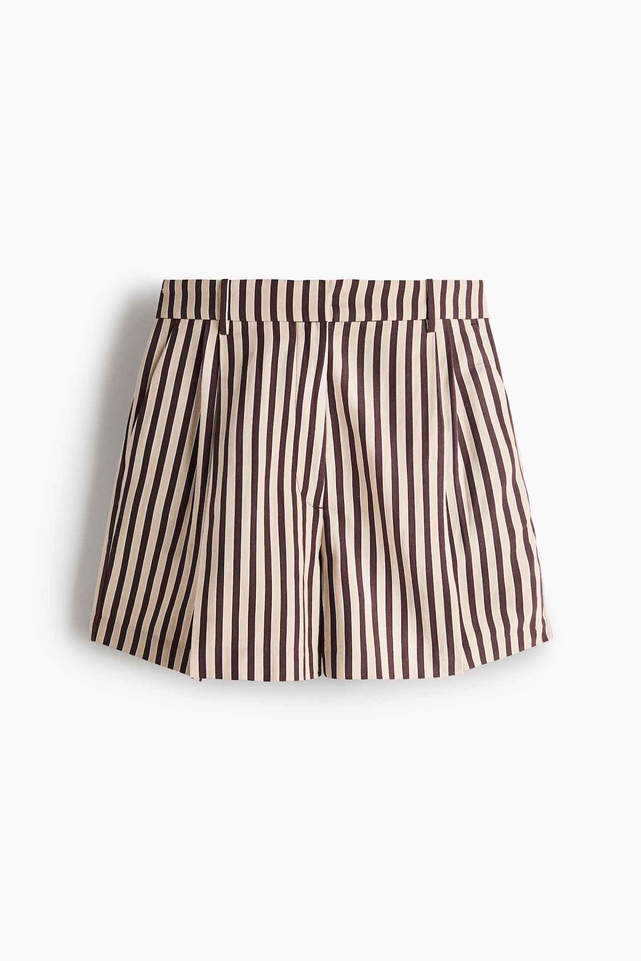 Dressy Linen-Blend Shorts
