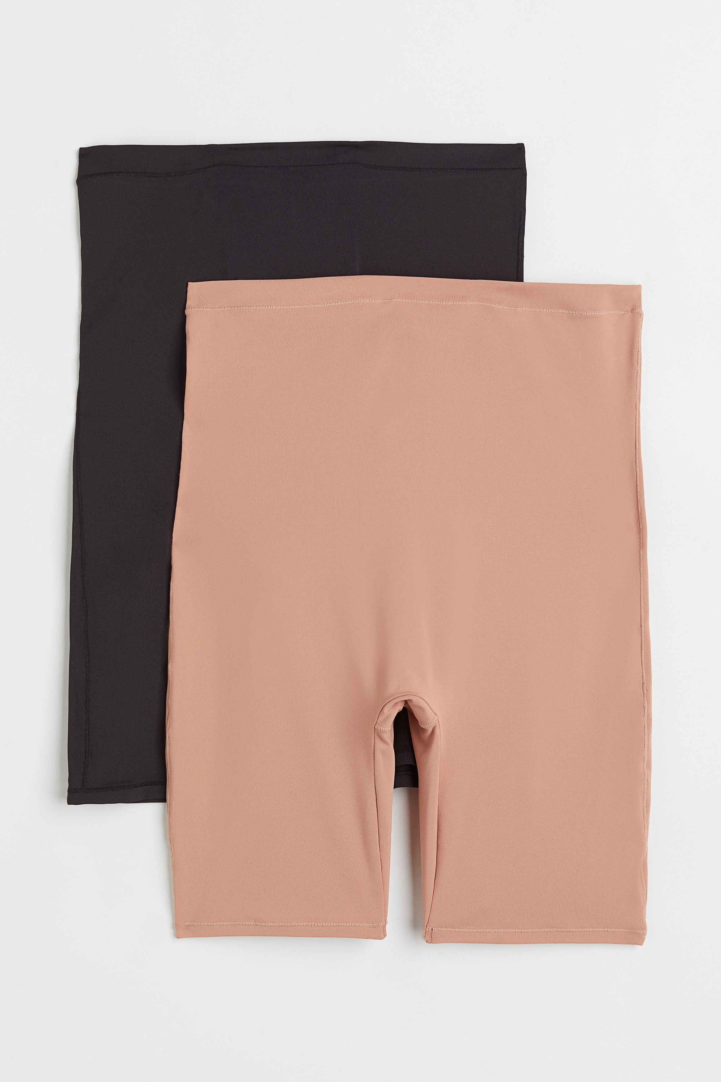MAMA 2-pack cycling shorts - Beige/Black