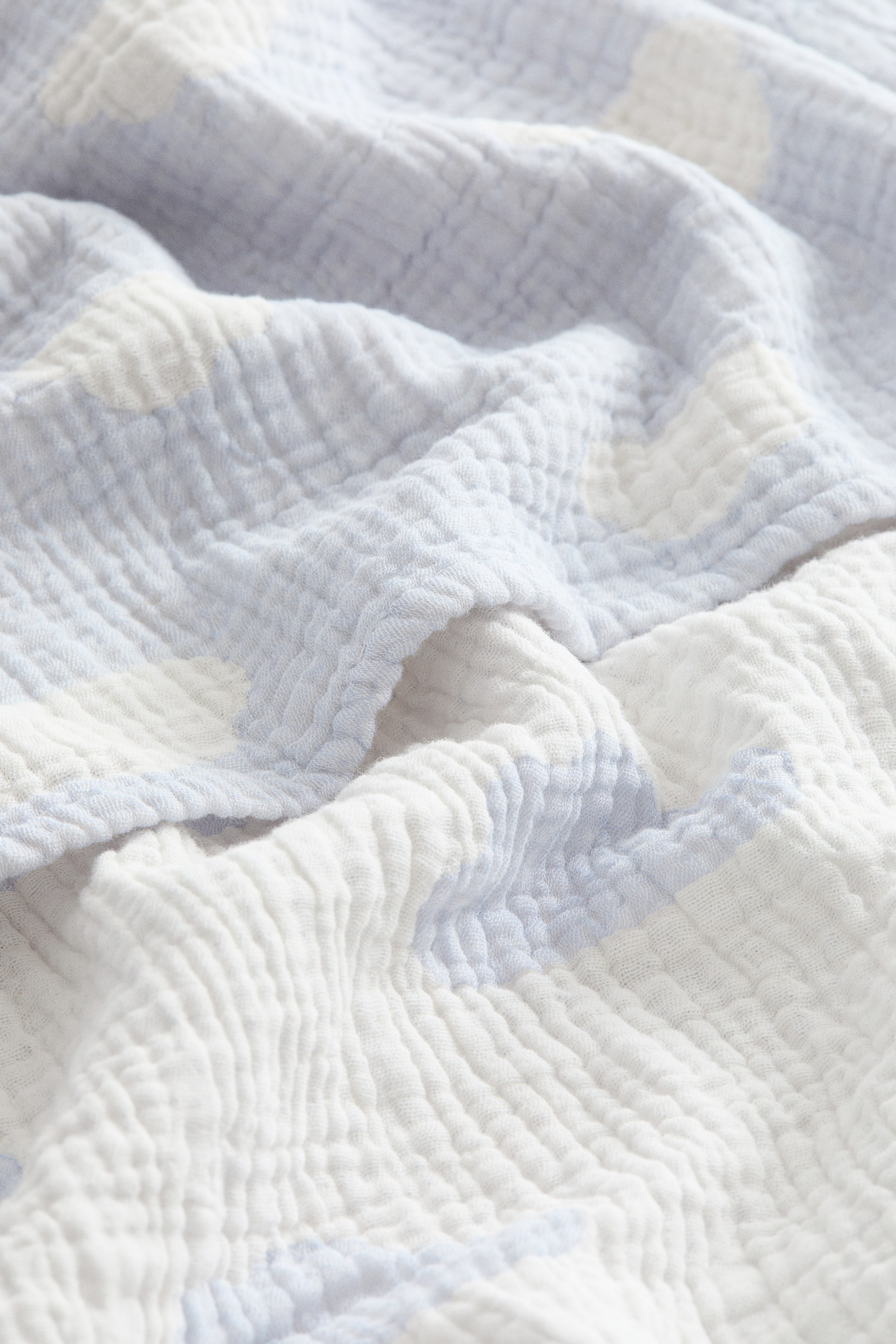 Patterned Muslin Baby Blanket