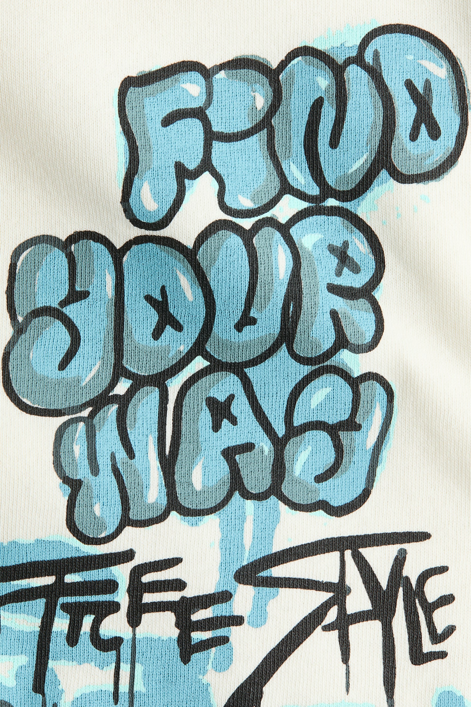 Print-motif sweatshirt - Cream/Find Your Way - 2