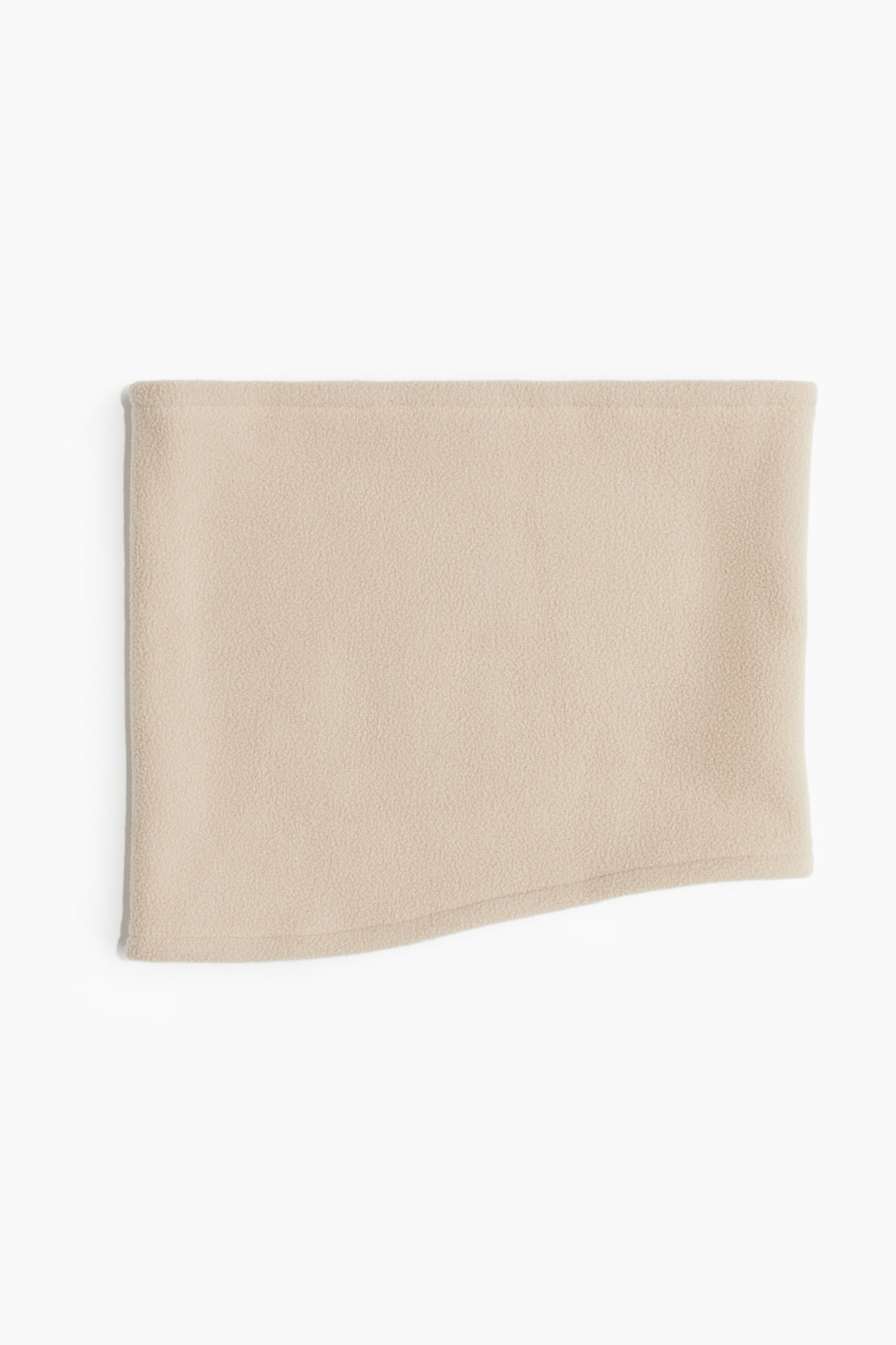 Fleece Sports Neck Gaiter - Beige/Black - 1