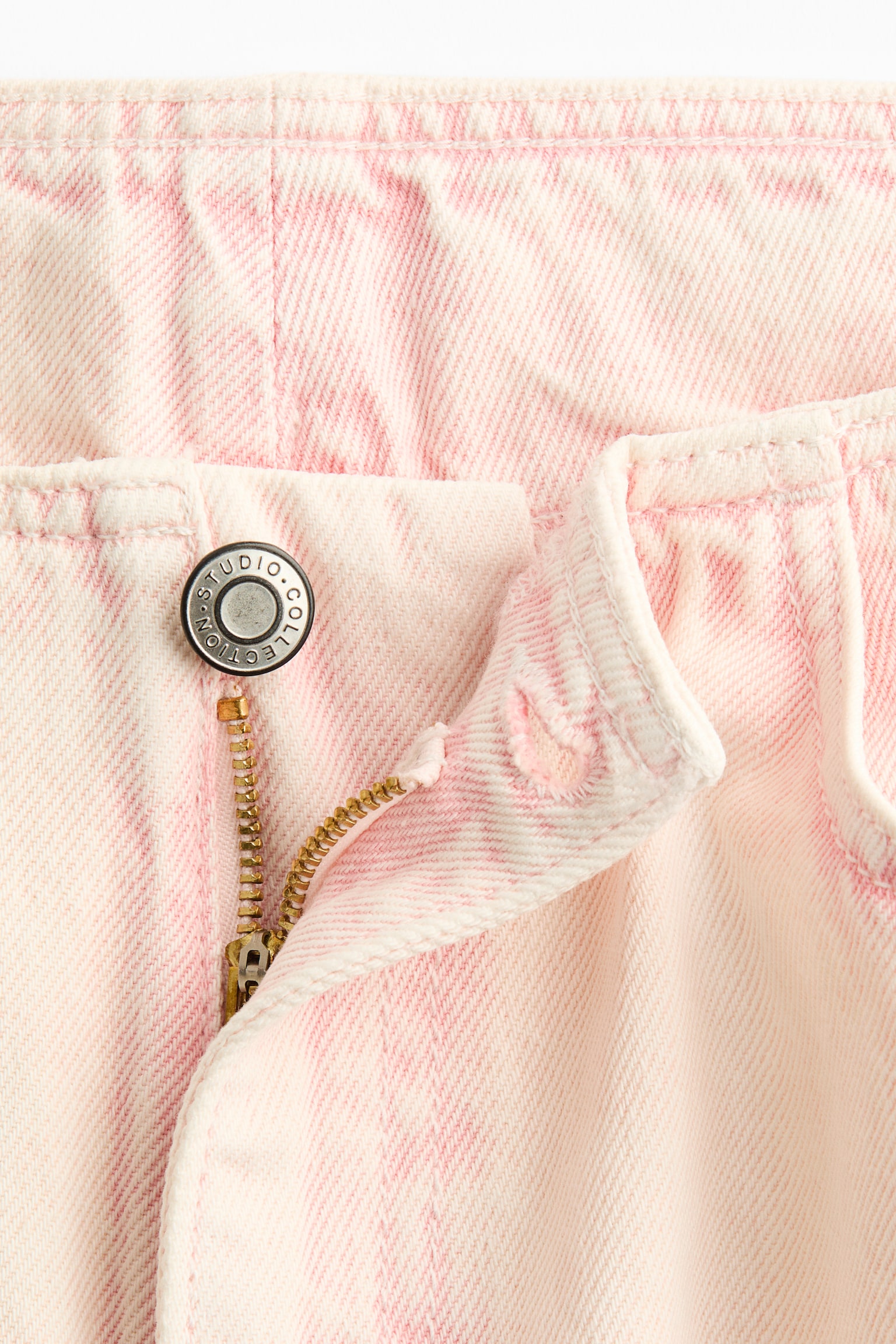 Baggy Low Jeans - Rosa pálido/Azul denim - 3