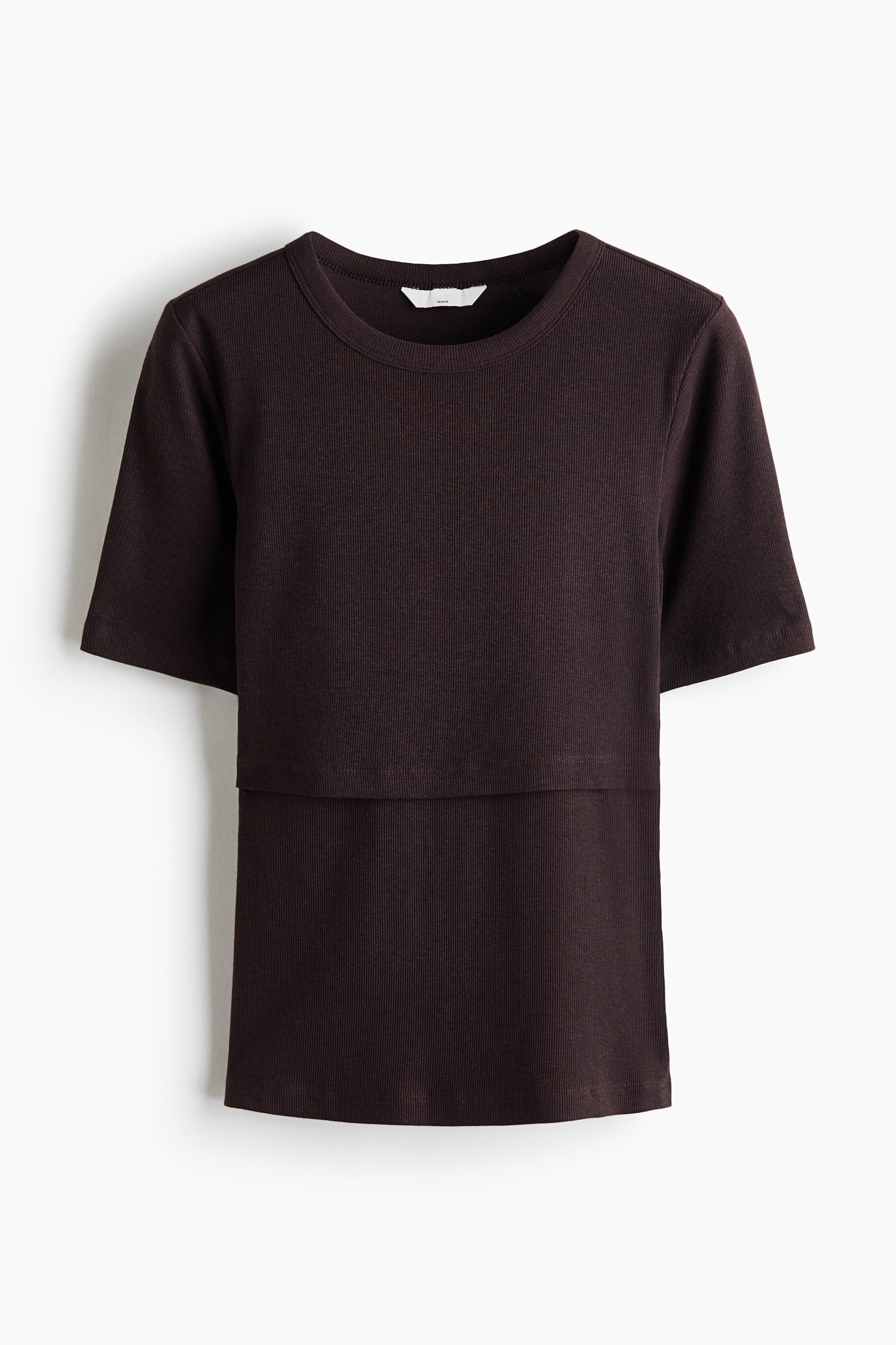 MAMA T-shirt d'allaitement côtelé