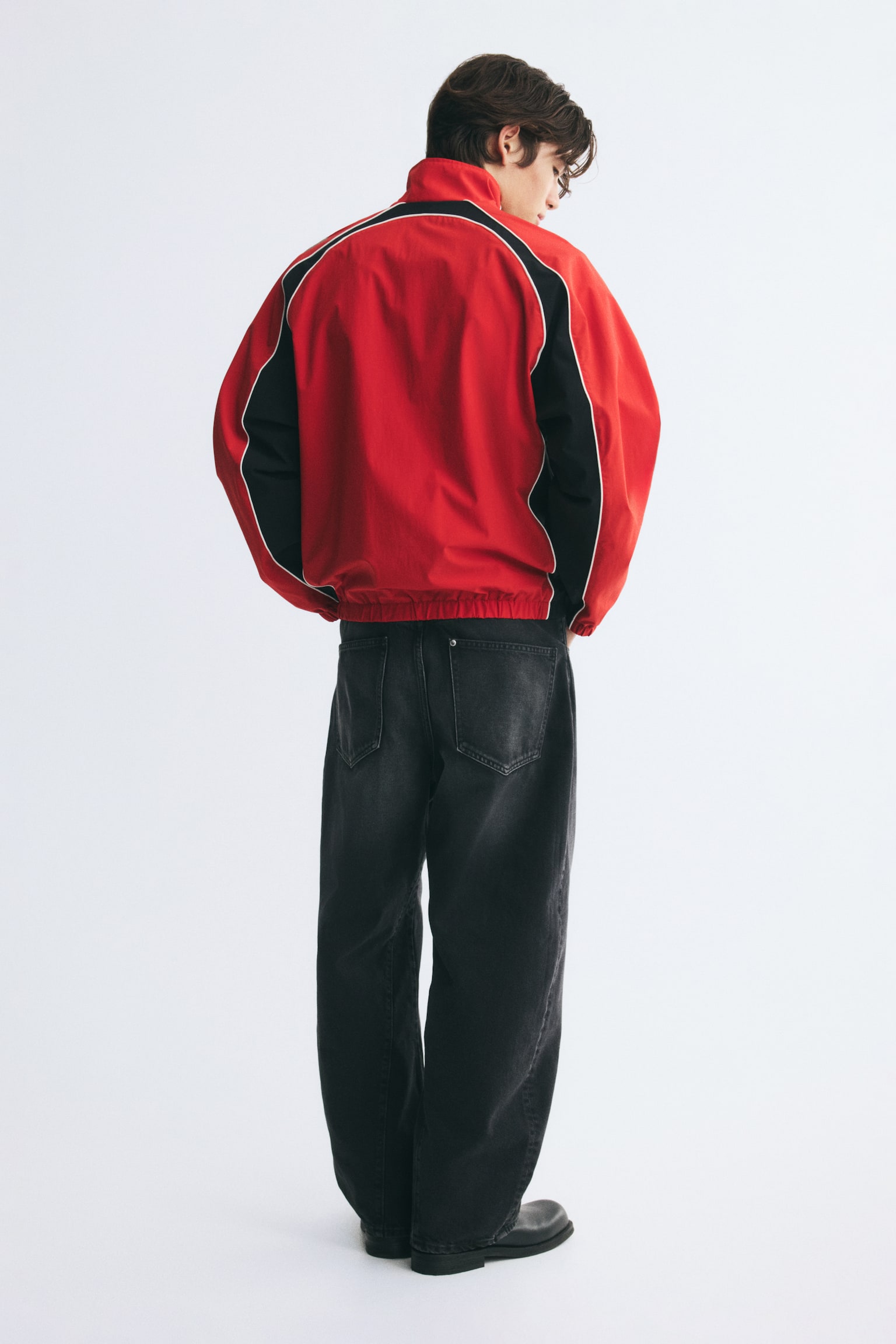 Мужская куртка H&M Track Jacket, цвет: Красный — фото 6