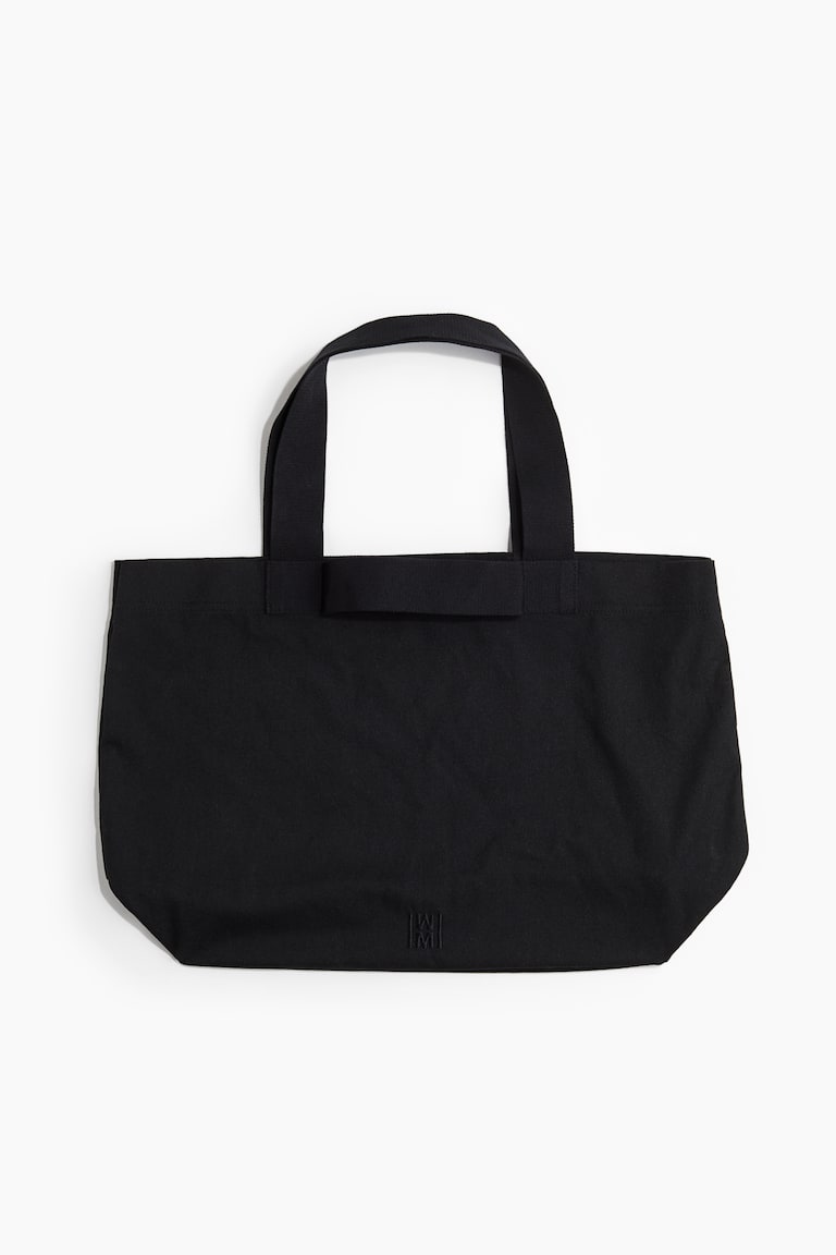 キャンバスショッパー - ブラック - レディース | H&M JP