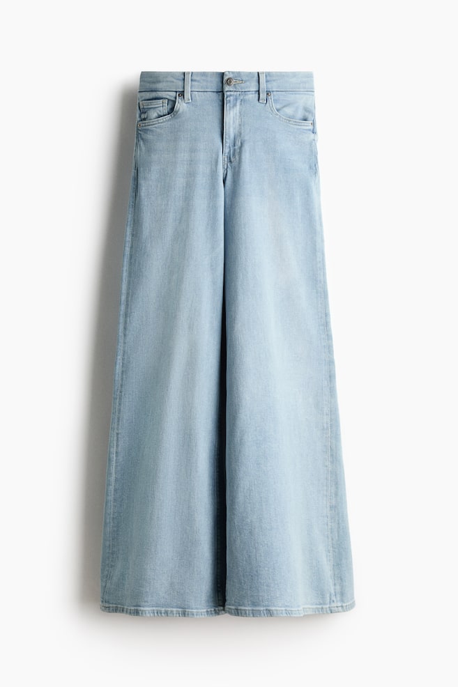 Wide High Jeans - Light denim blue/Denim black/Washed denim blue/Dark blue - 1