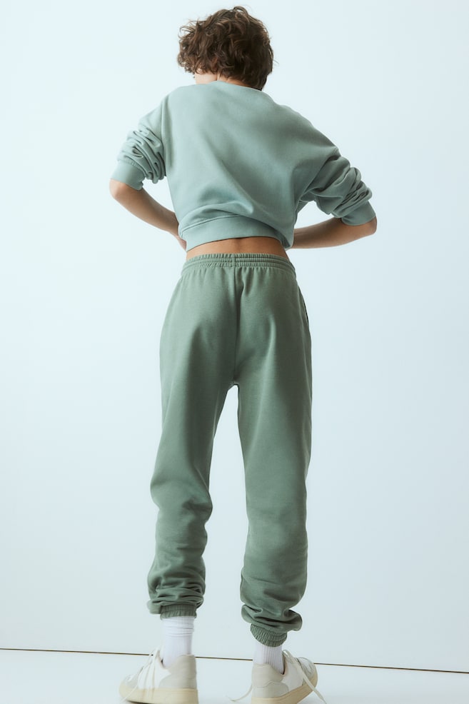 Pantalon jogger taille haute - Vert ancien/Noir/Gris clair chiné/Gris foncé/dc/dc/dc/dc - 3