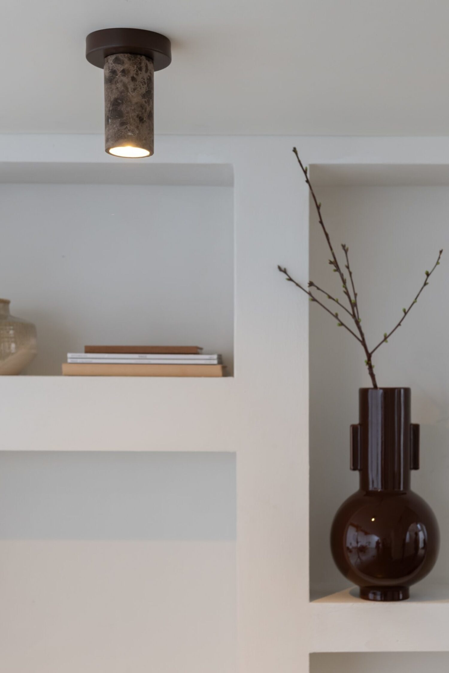 Tivoli Plafonnier - Marron/Sable/Blanc