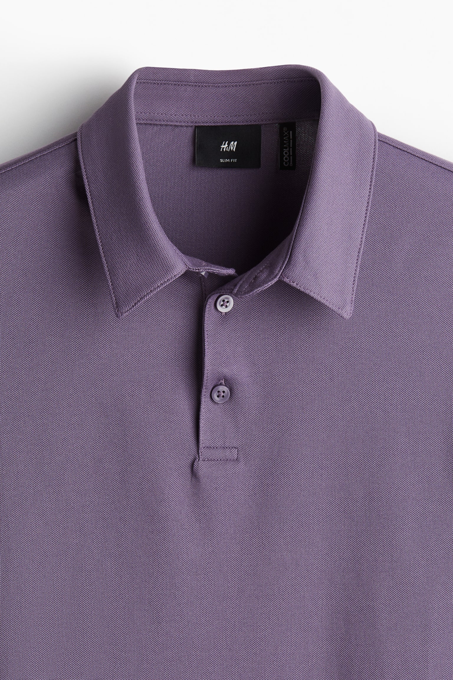 COOLMAX® Slim Fit Polo shirt - Dark purple/Black/Dark turquoise/Forest green/Light beige/White - 2