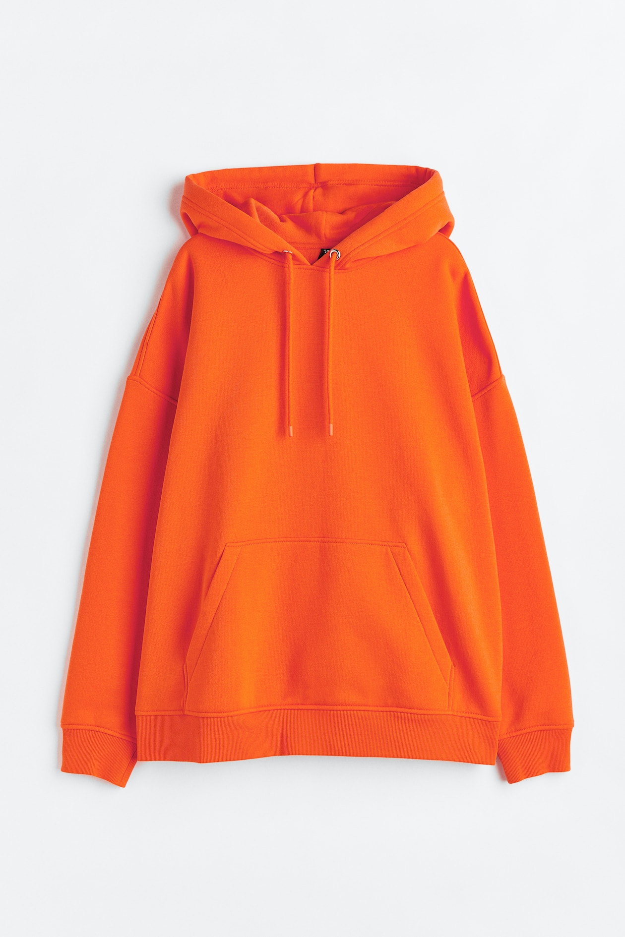 Oversized Hoodie - Long sleeve - Long - Orange - Ladies | H&M US