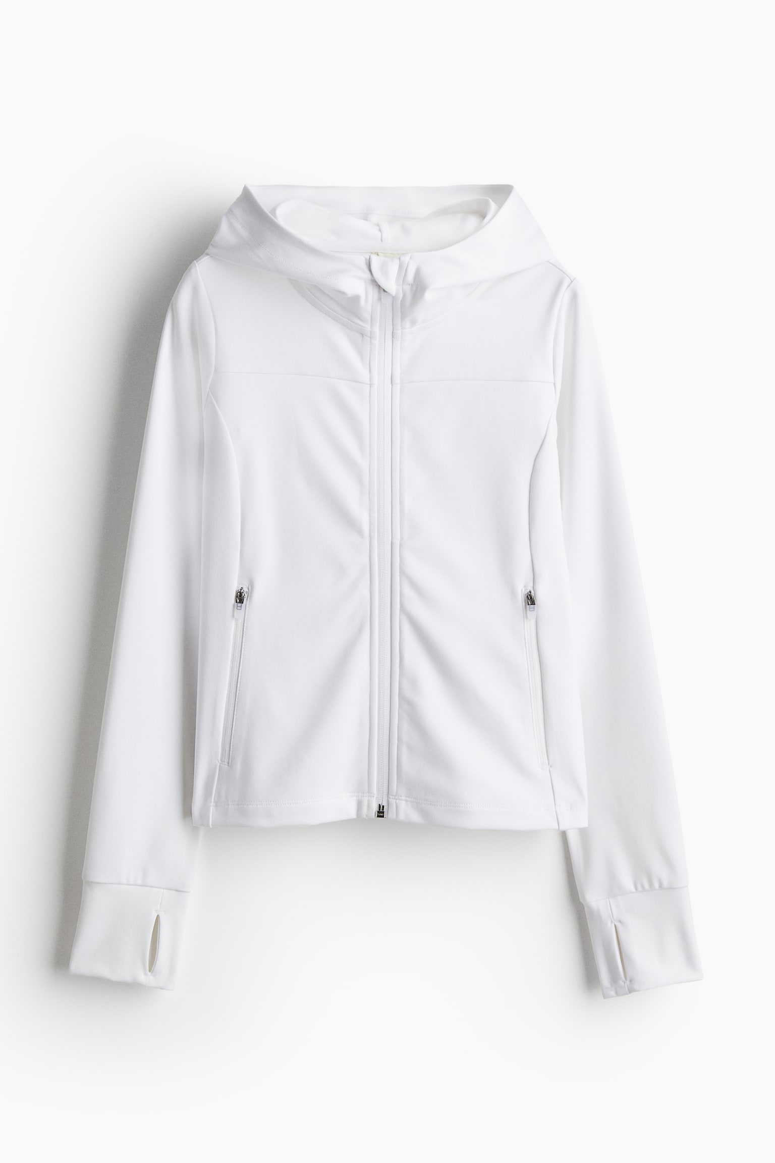 Sports zip-through jacket in DryMove™ - White - 1