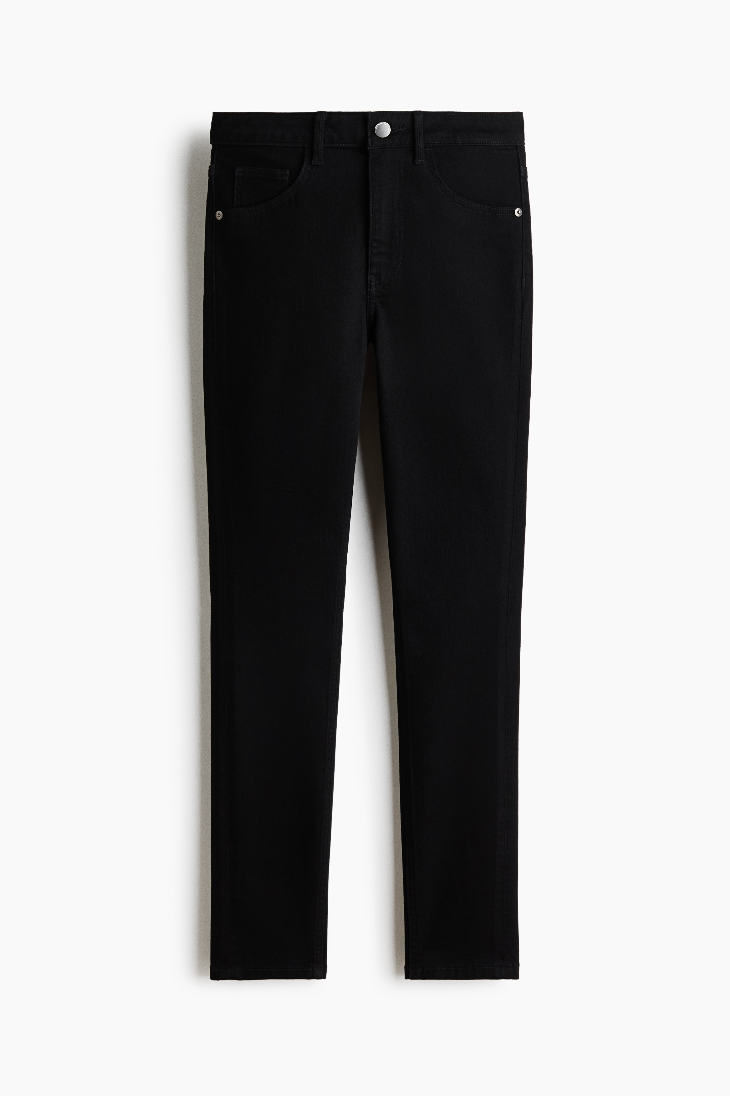 Skinny High Waist Ankle Jeans - Denim black/Denim blue