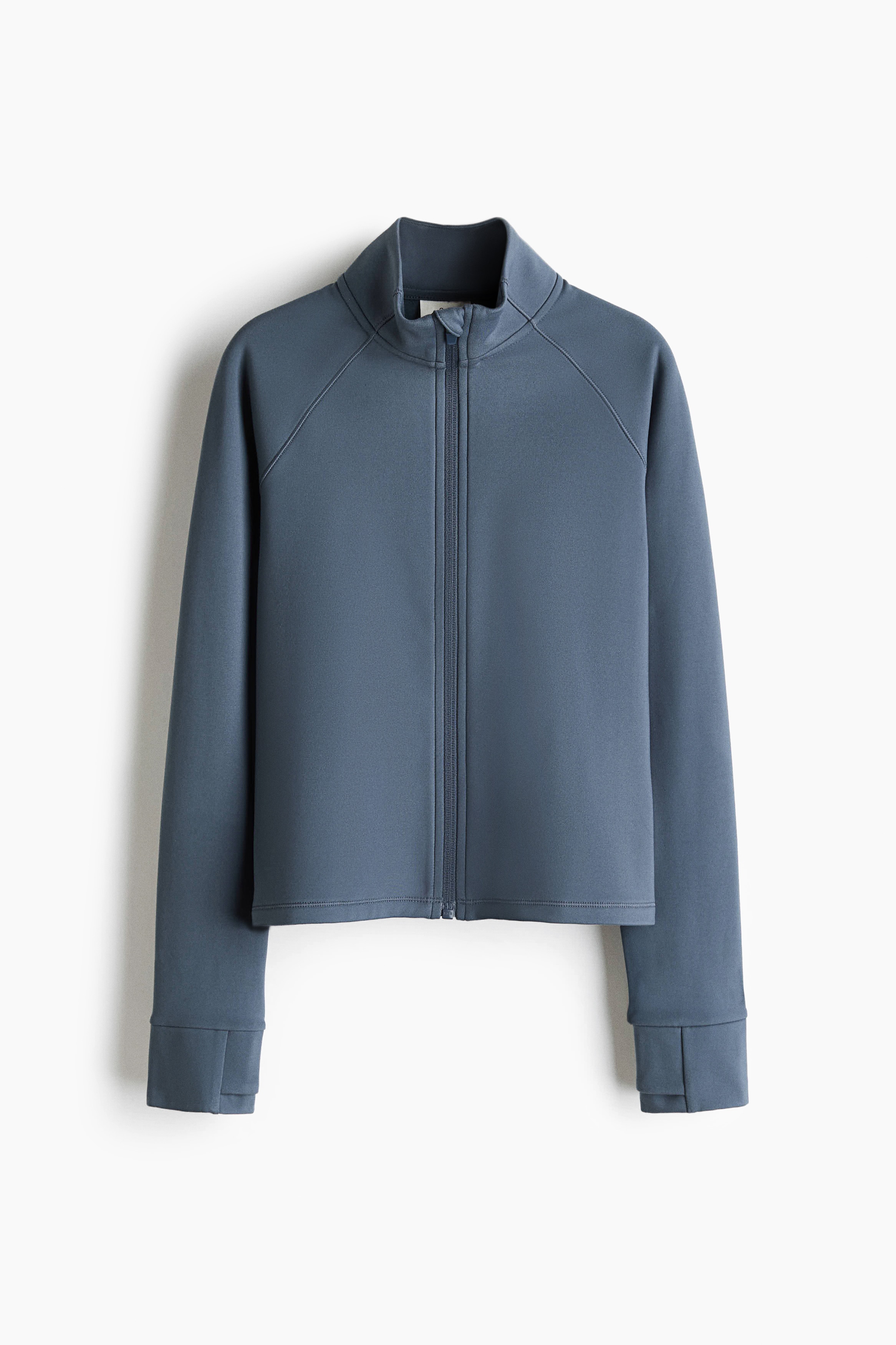 Wärmende Sportjacke mit SoftMove™ - Stahlblau/Schwarz