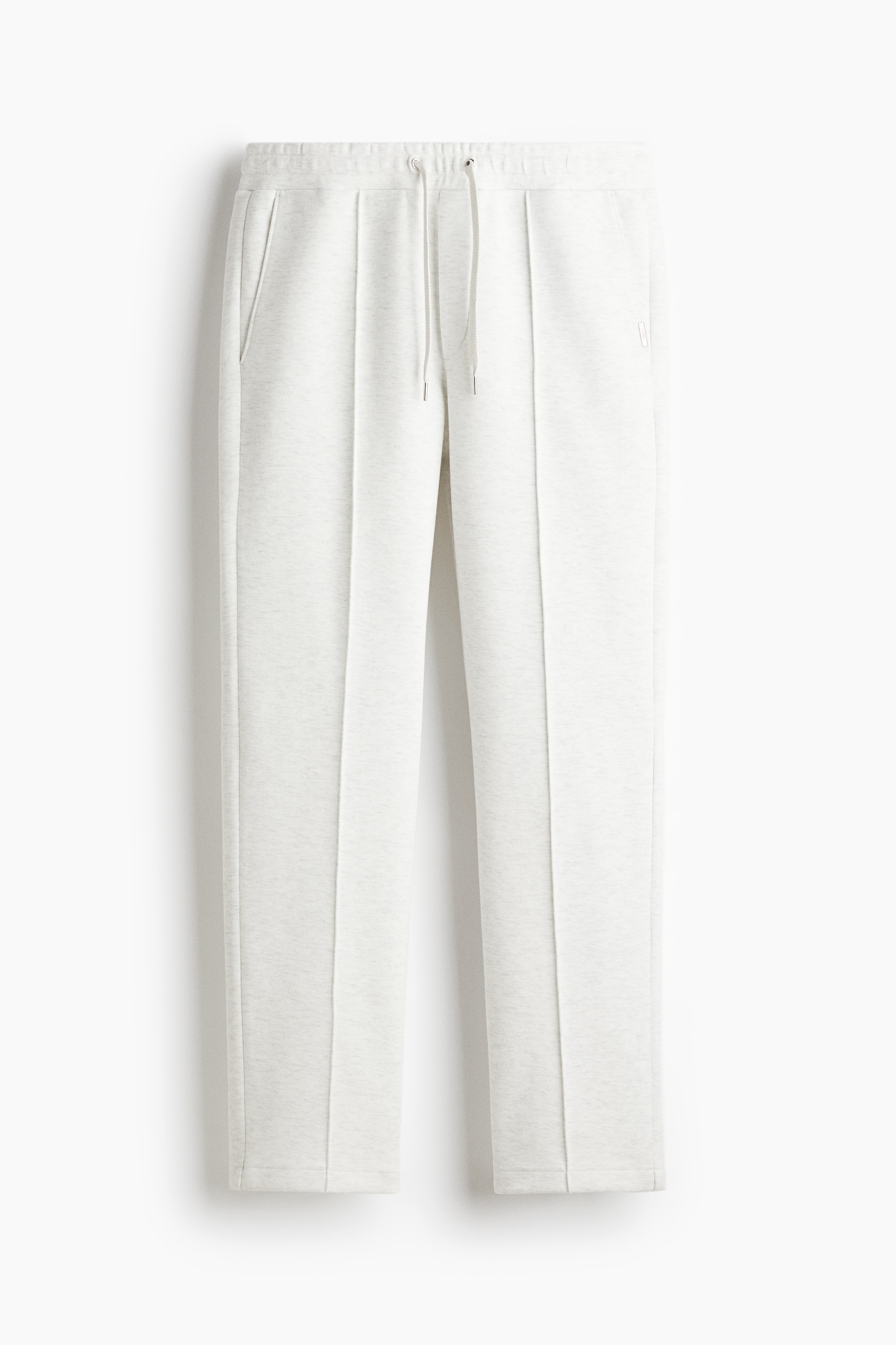 合身修身慢跑褲 - 淺灰混色/白色/Black/淺灰混色/深咖啡色