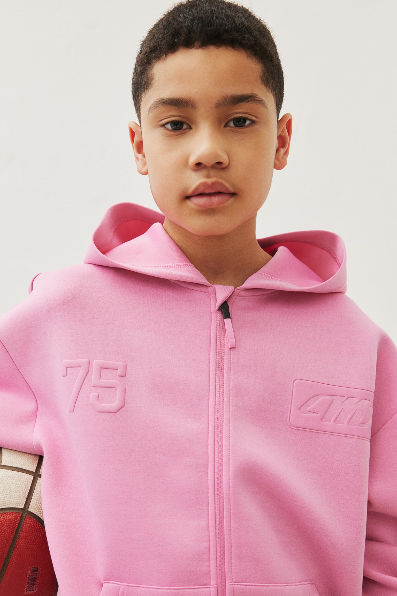 Sports zip-through hoodie in DryMove™ - Pink - 2