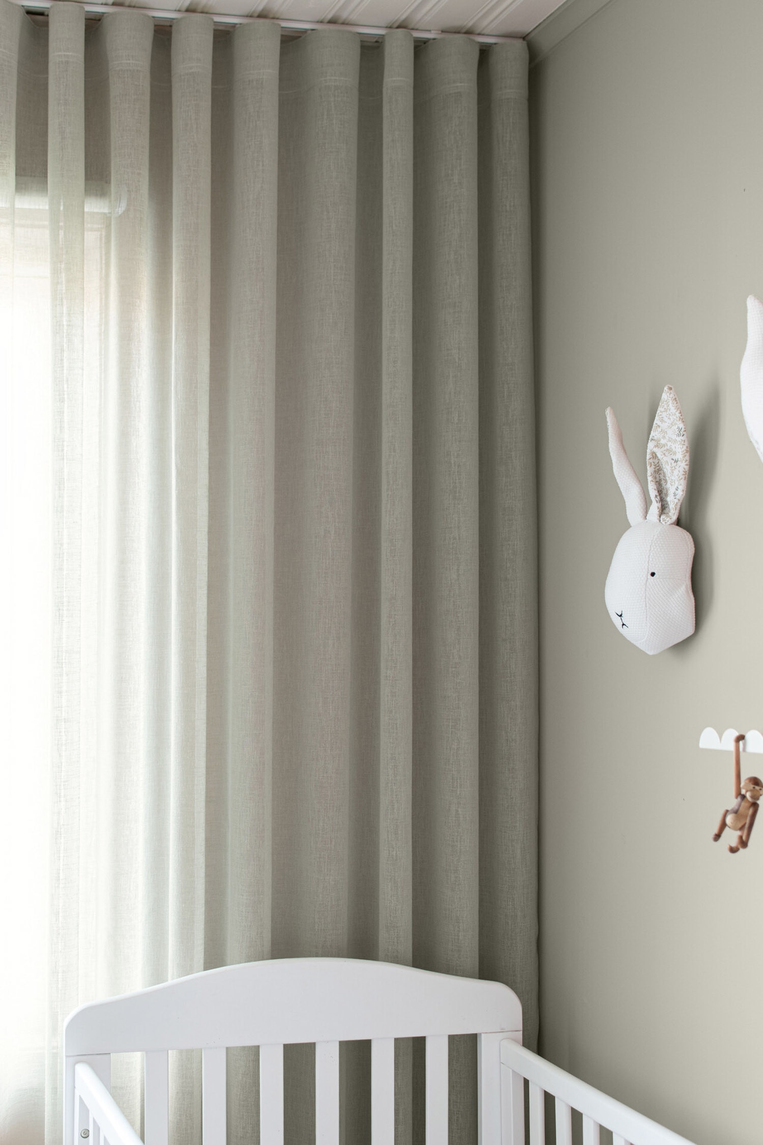 1-pak Gardinfag Ekstra Bredt Malva - Grøn/Greige/Hvid/Blå/Dimrosa/Lavendel