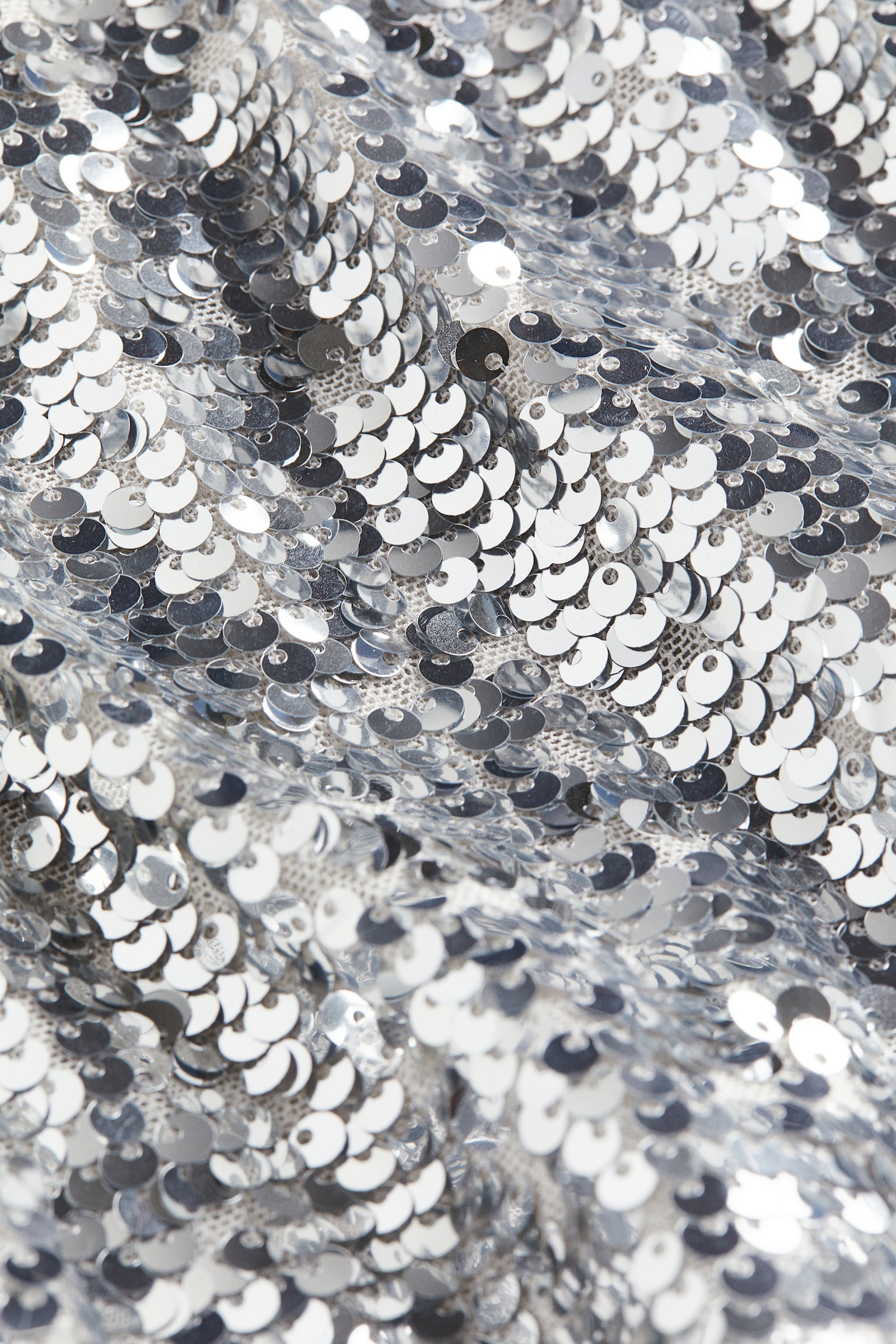 Váy mini đính kim sa - Màu bạc - 2