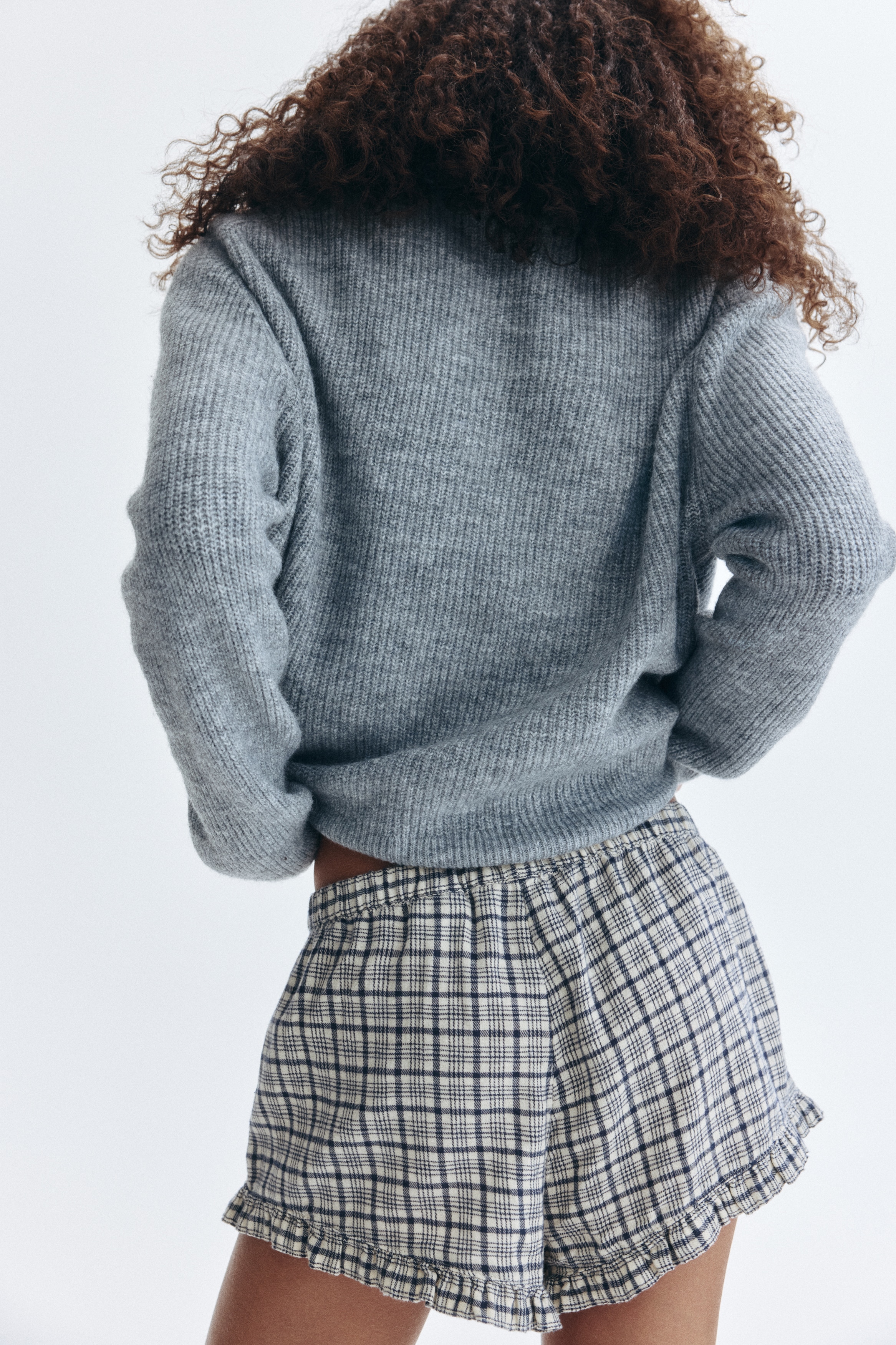 Cotton twill shorts