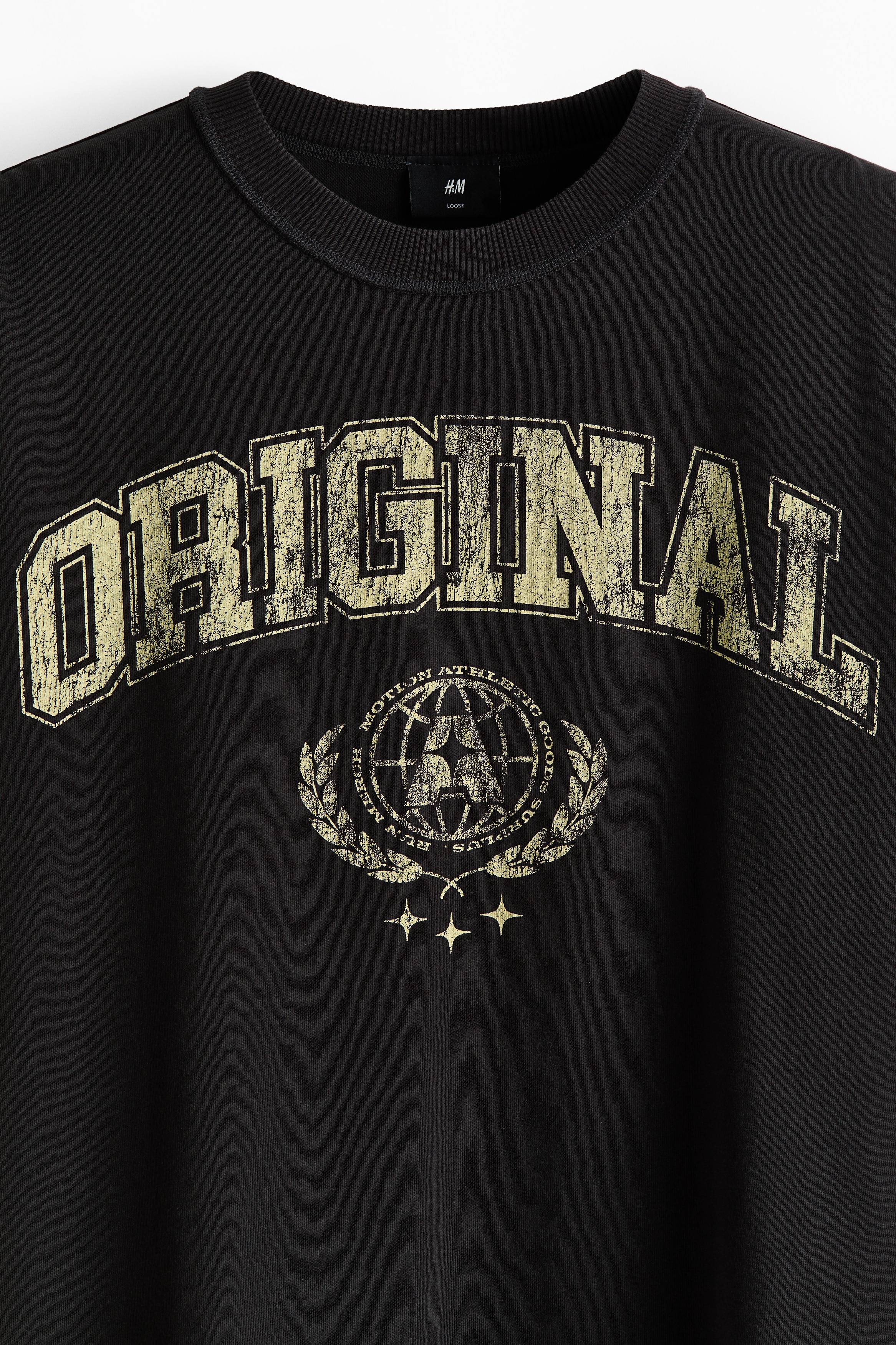 ルーズフィット プリントTシャツ - ベージュ／33 - Men | H&M JP