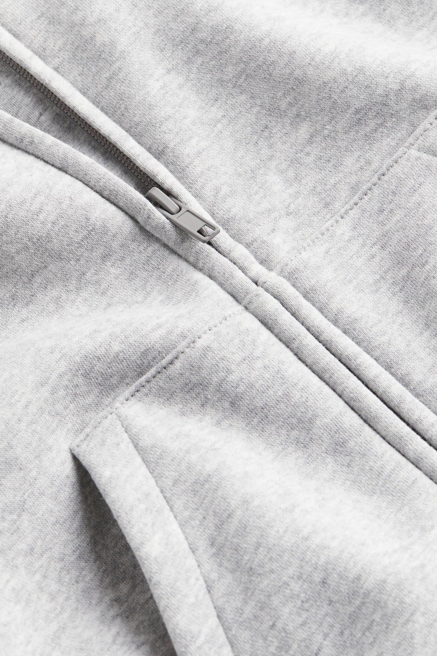 Zip-through hoodie - Light grey marl/Black/Dark turquoise/Light red/Navy blue/Light blue/Dark green/Block-coloured - 2