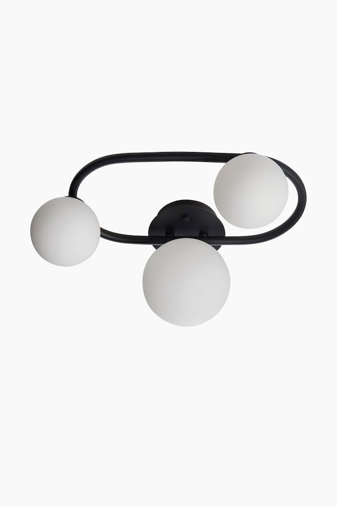 Bathroom 3 Ceiling Light - Black - 1