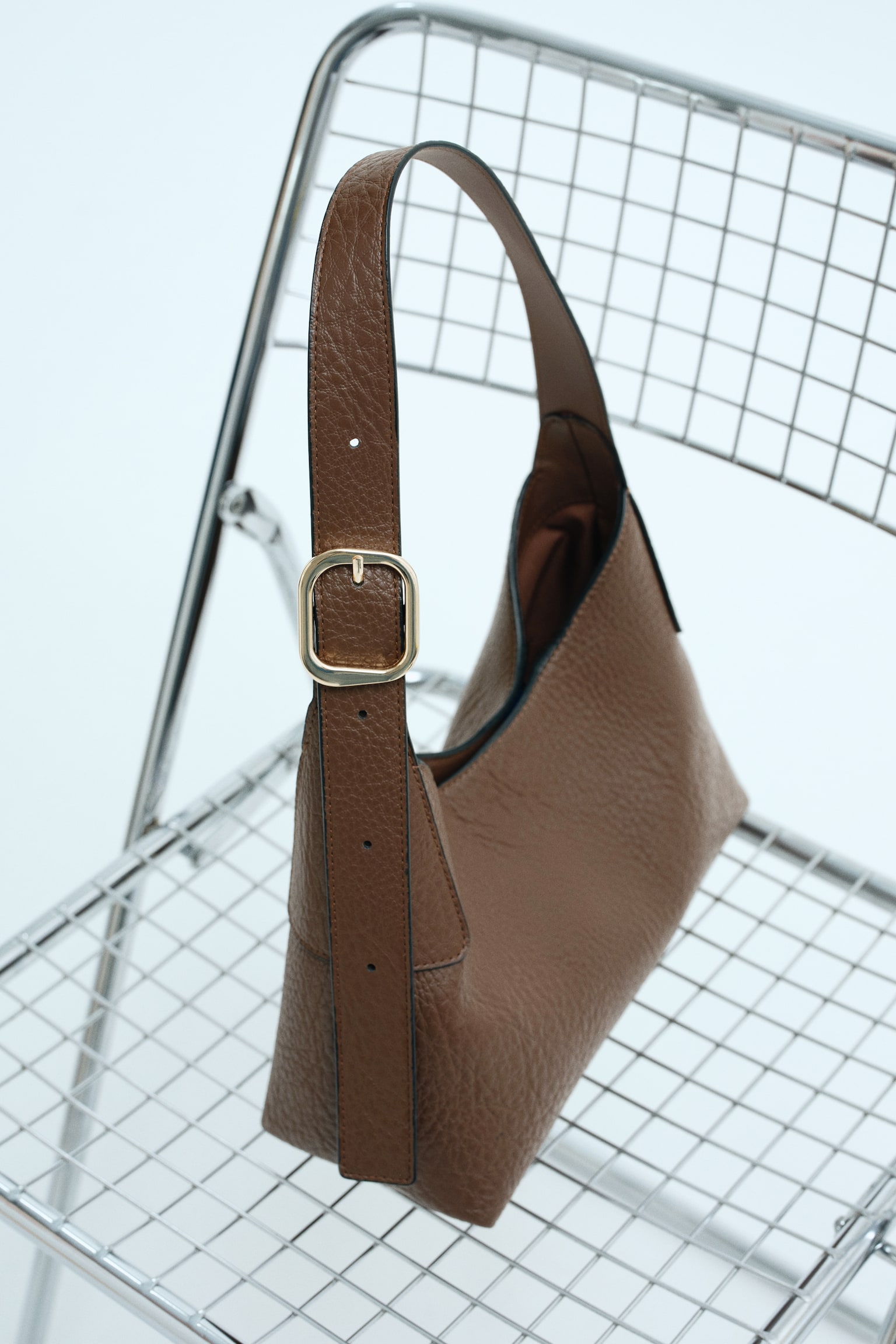 Shoulder bag - Brown/Burgundy - 3