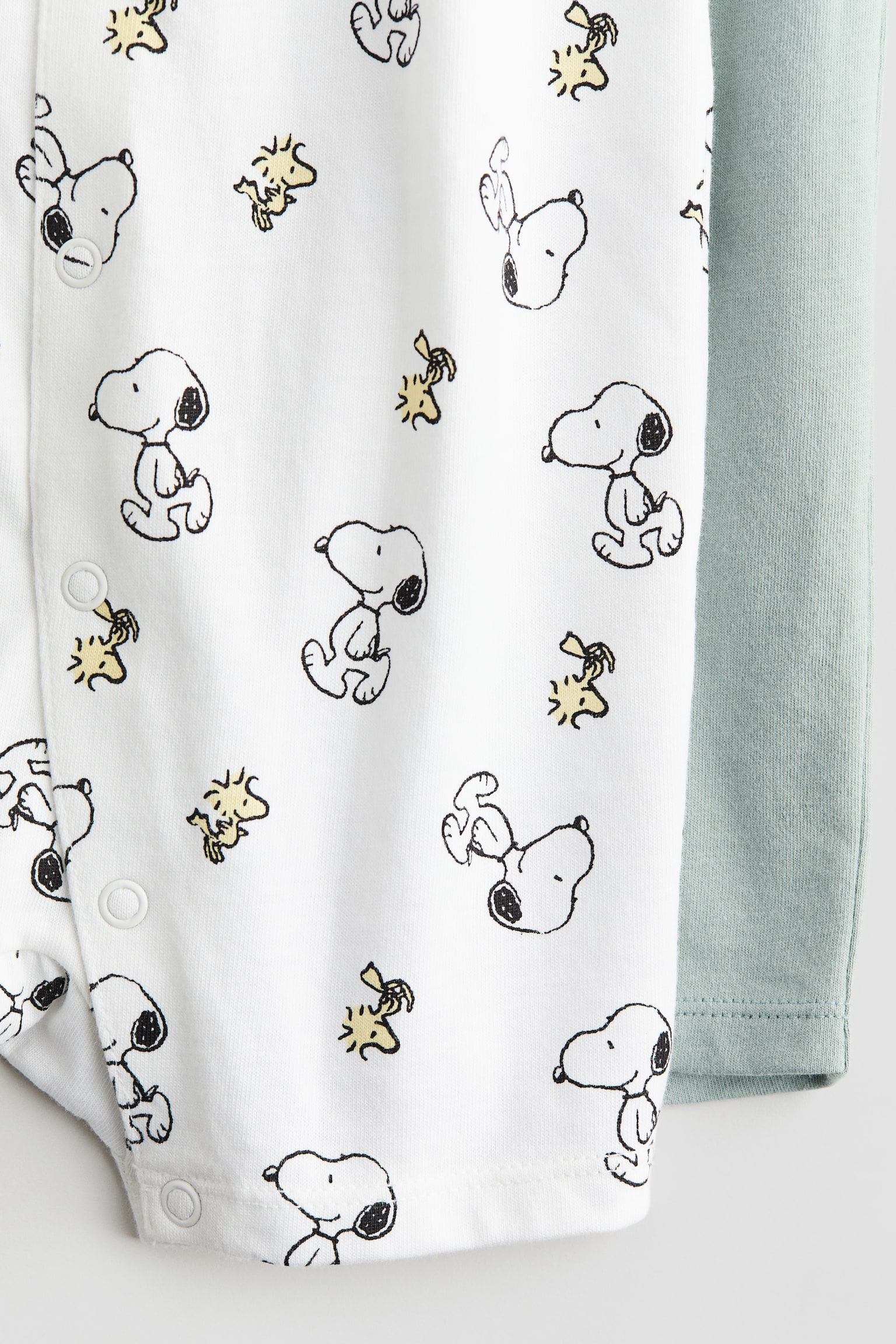 2-pack Print Pyjamas - Dusty green/Snoopy/Light pink/Minnie Mouse/Light yellow/Winnie the Pooh/Bright blue/Donald Duck/Light purple/Peppa Pig/White/Winnie the Pooh/Yellow/Donald Duck - 2