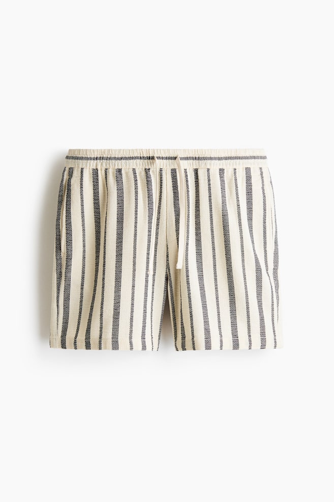 Shorts in Regular Fit - Schwarz/Gestreift/Cremefarben/Gestreift/Dunkelgrün/Gestreift - 1