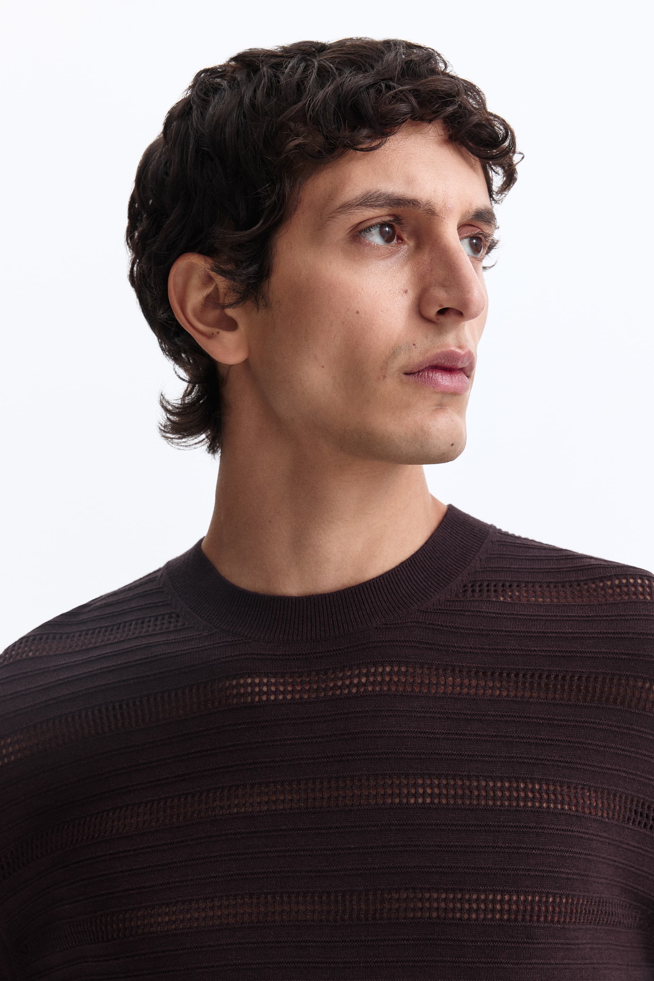 T-shirt près du corps en tricot