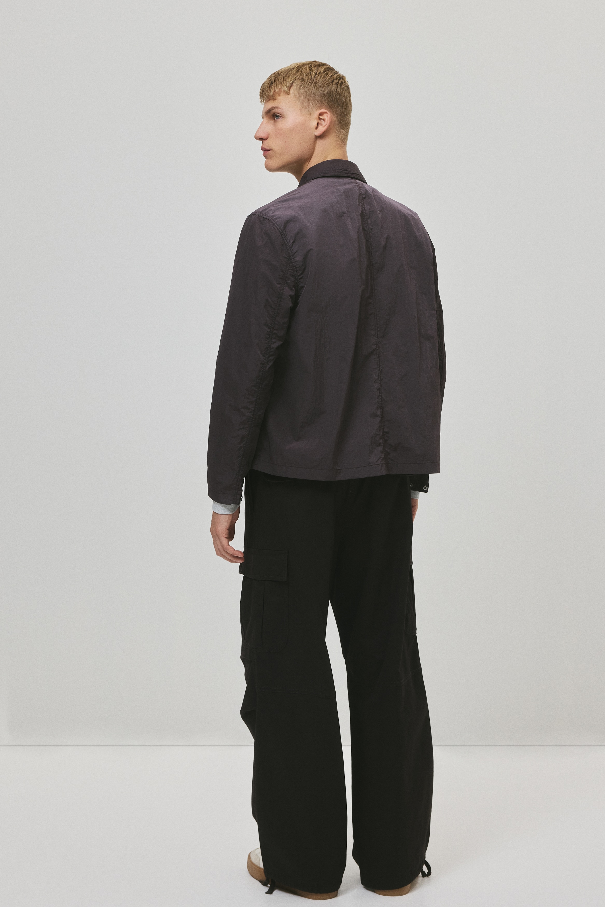 Regular Fit Nylon overshirt