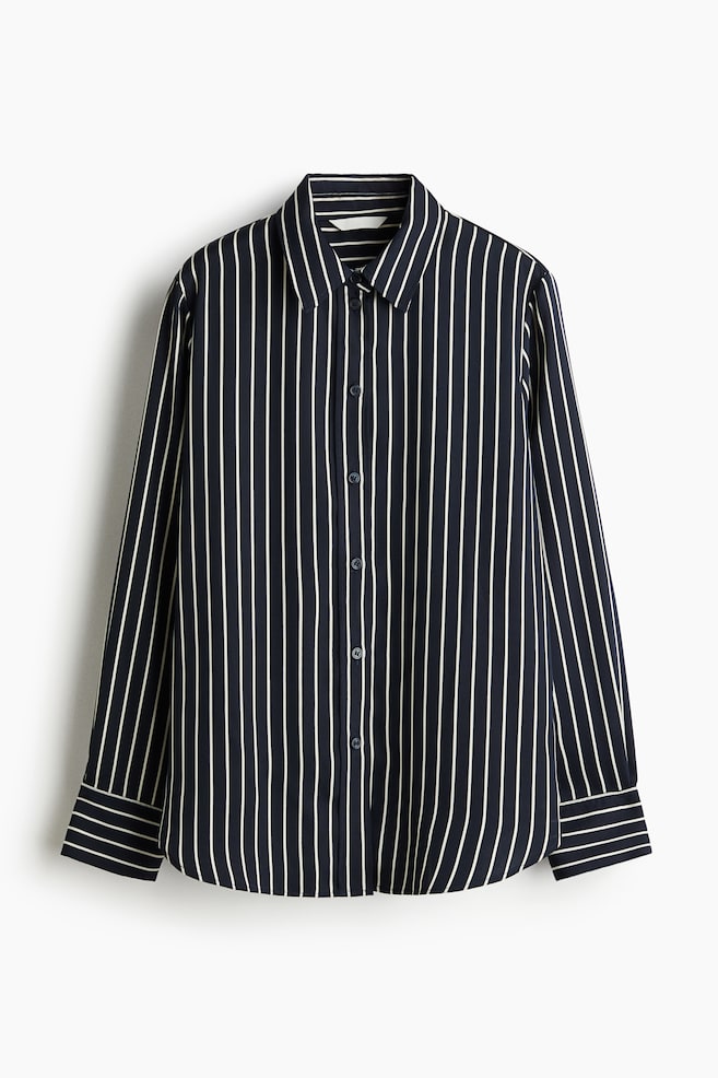 Shirt - Navy blue/White/White/Beige/Stripe/Navy blue/Pattern/Burgundy/Pink stripe/Navy blue/Stripe/Burgundy/Khaki green/Pattern/Dark khaki green/Light beige/Black - 1