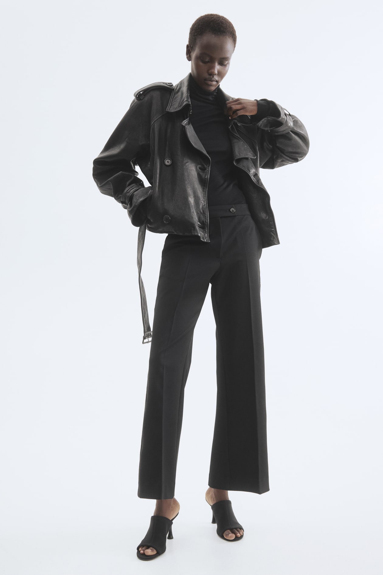 Bootcut Ankle-Length Pants - image 2
