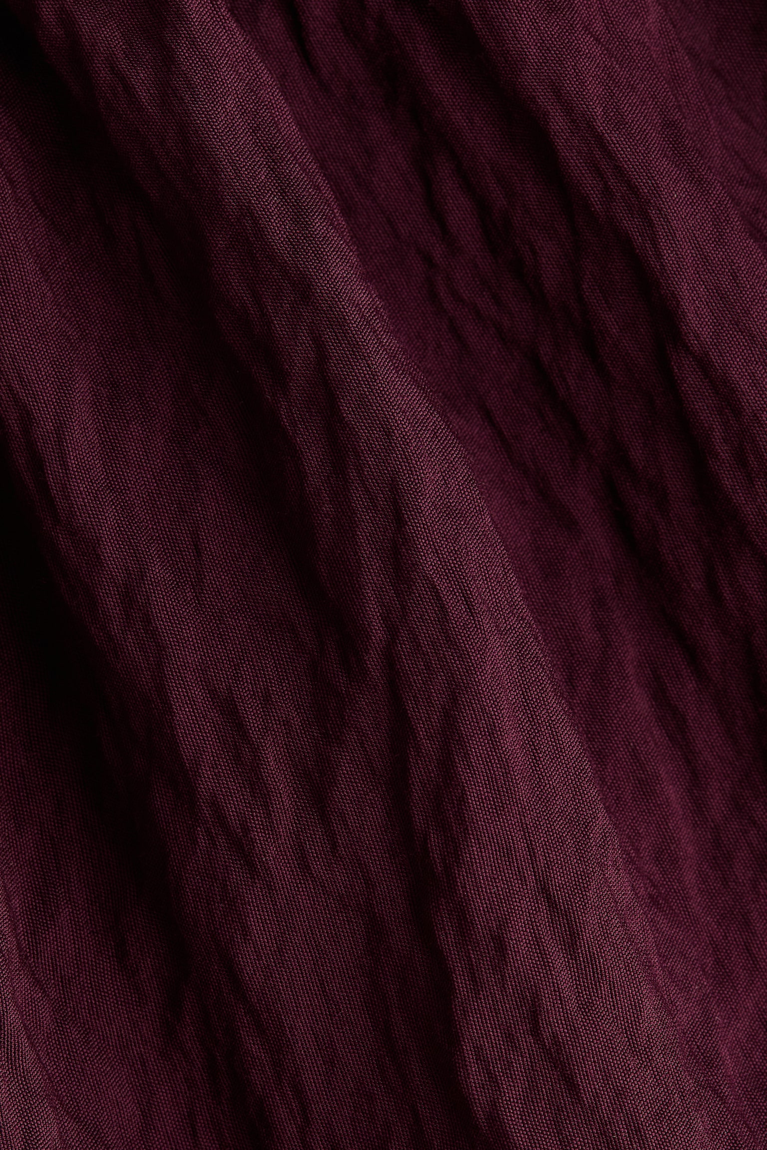 Crêpe A-line skirt - Burgundy - 6