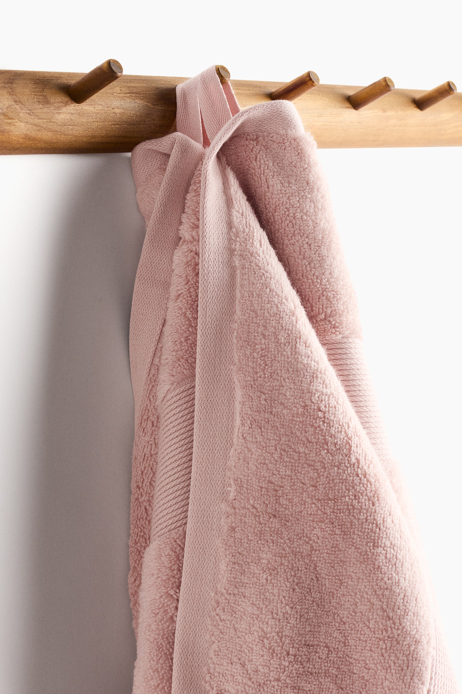 מגבת רחצה רכה - ורוד פודרה/אדום חלודה/לבן/בז' בהיר/חום מאובק - 6