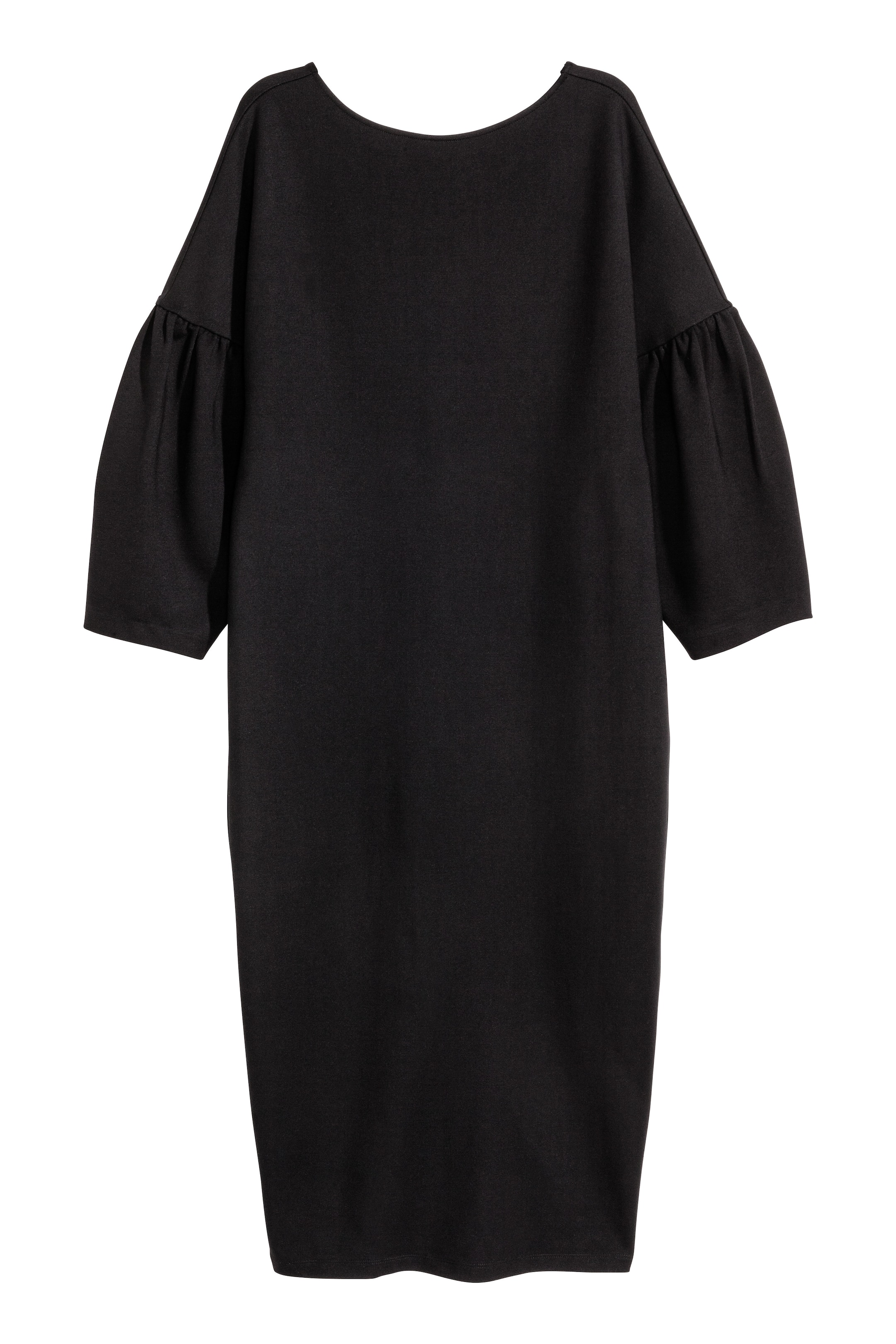 Ver imagen más grande: Vestido con mangas abullonadas - Negro - MUJER | H&M ES 1