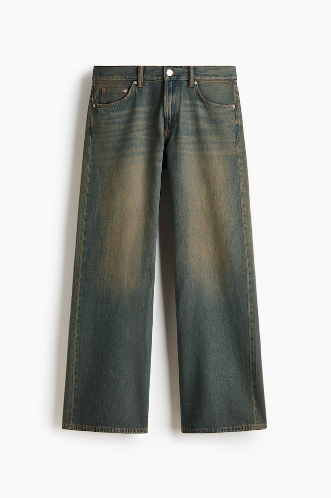 Relaxed Bootcut Jeans - Dusty denim blue/Light denim blue/Denim black/Dark denim blue/Denim grey/Brown - 1