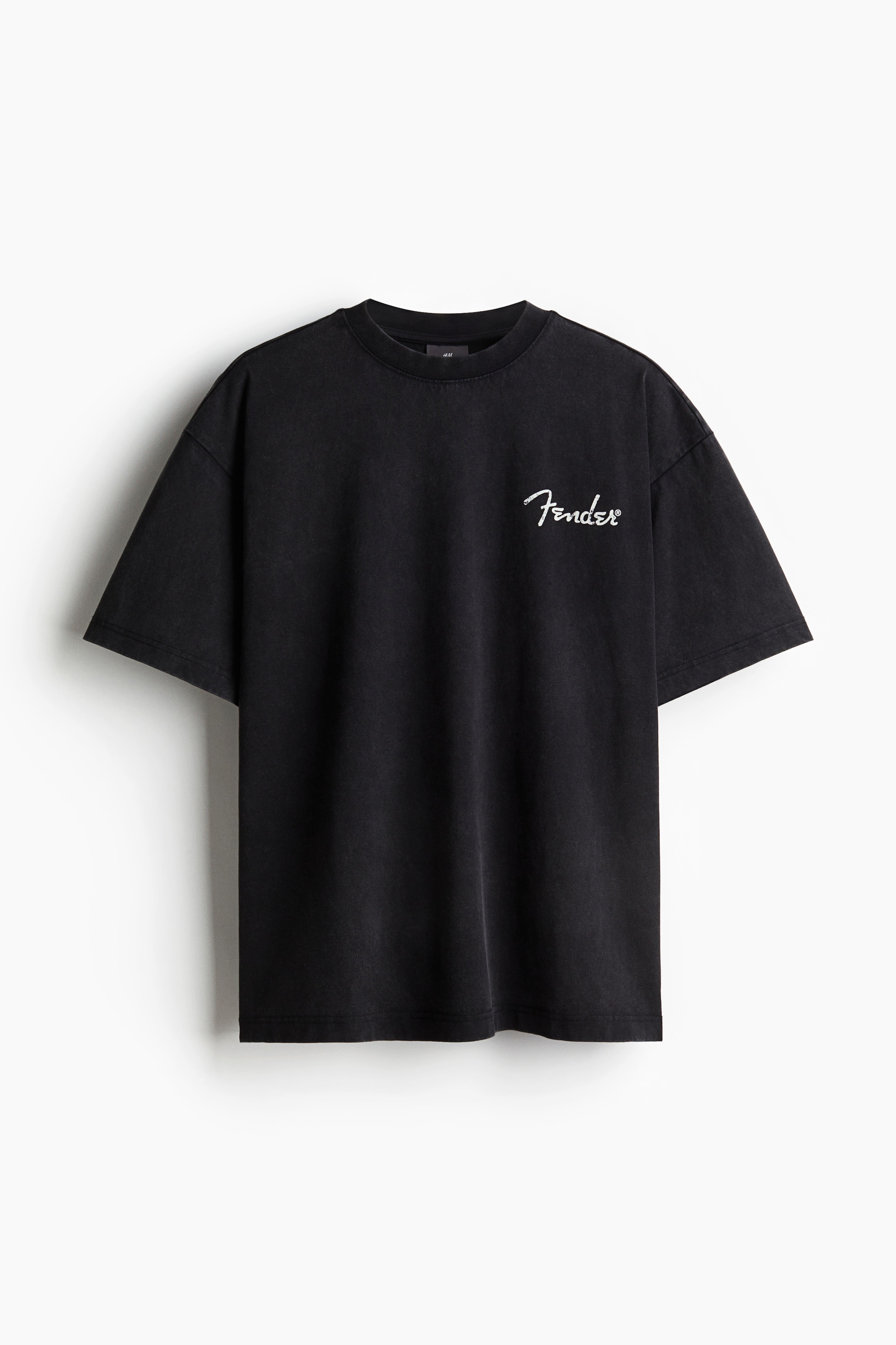 Oversized Fit T shirt Black Fender Men H M US