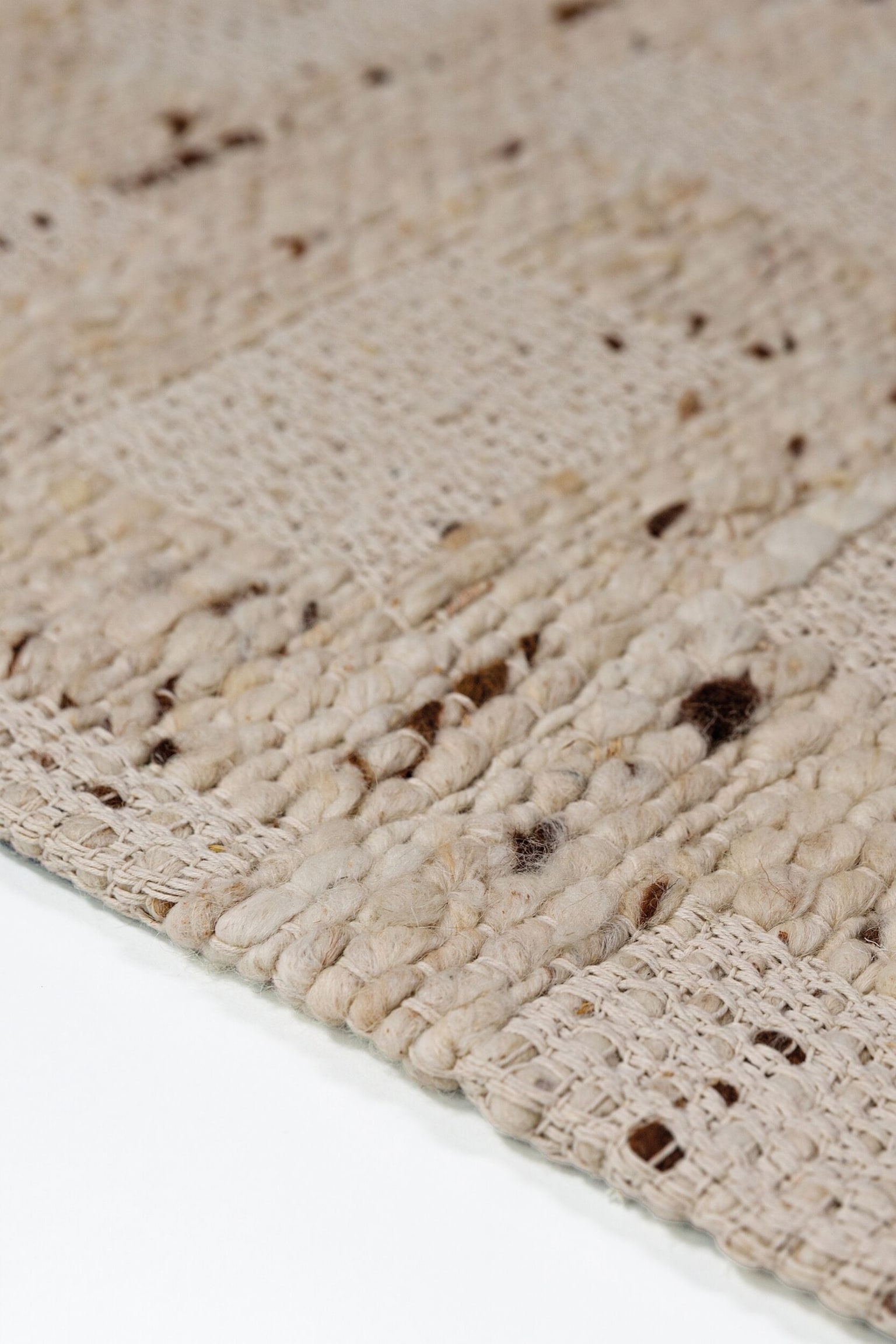 Tapis Rova En Laine Mélangée-Naturel - 4