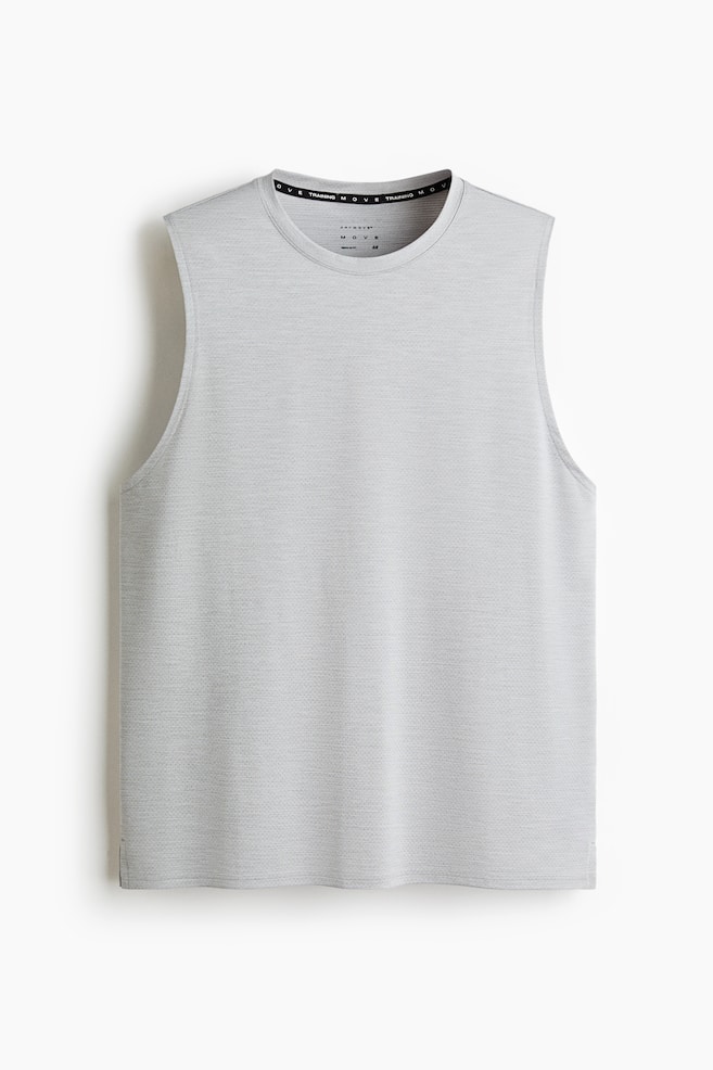 Regular-Fit Sports Tank Top with DryMove™ - Light gray/Black/Dark plum/Dark blue/White/Natural white/Pine green/Matcha green/Dusty green/Light dusty green - 1
