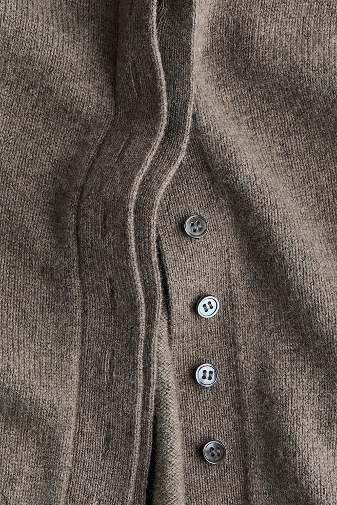 Gilet en cachemire-Taupe foncé - 3