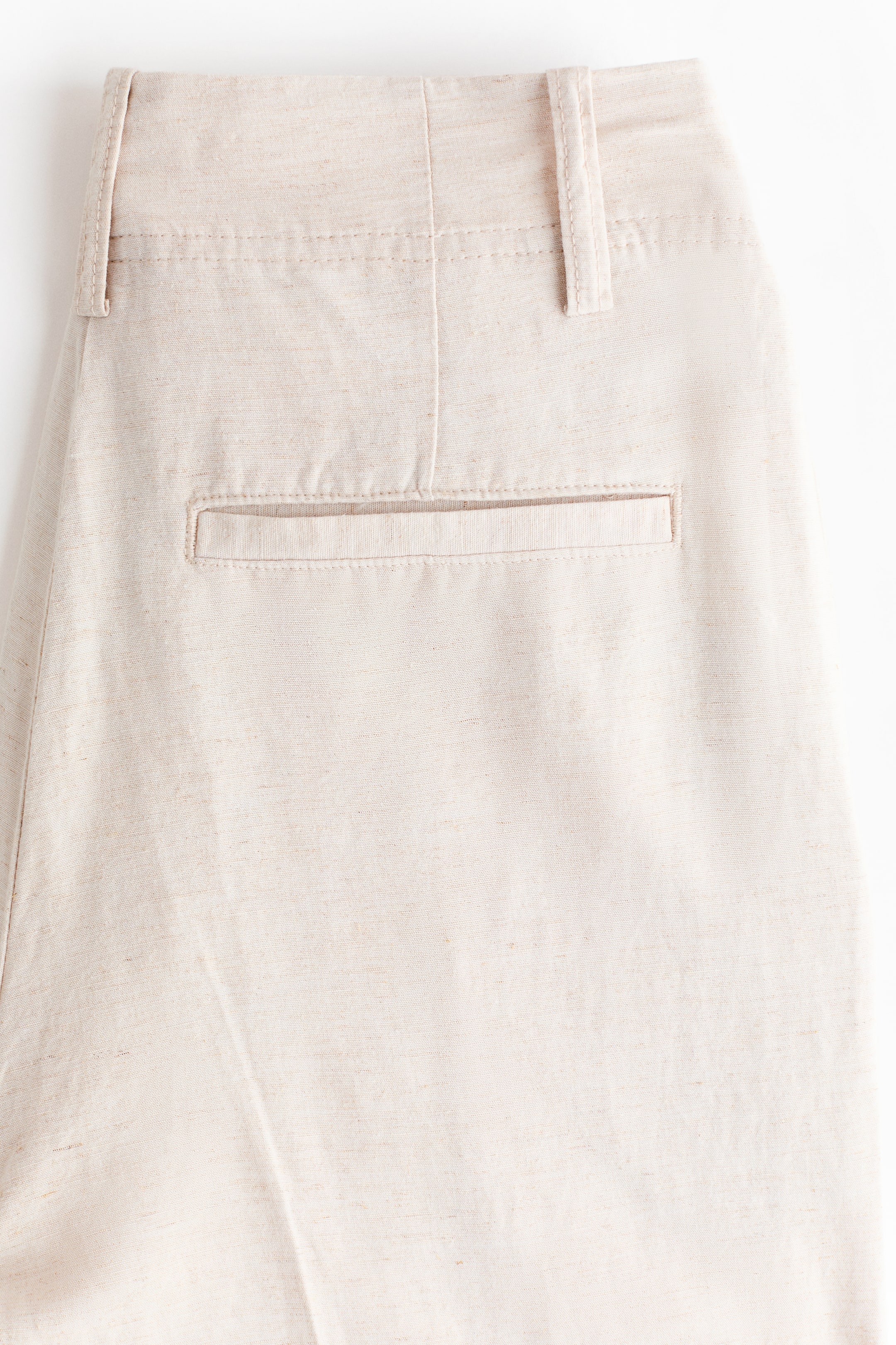 Tapered Linen-Blend Pants