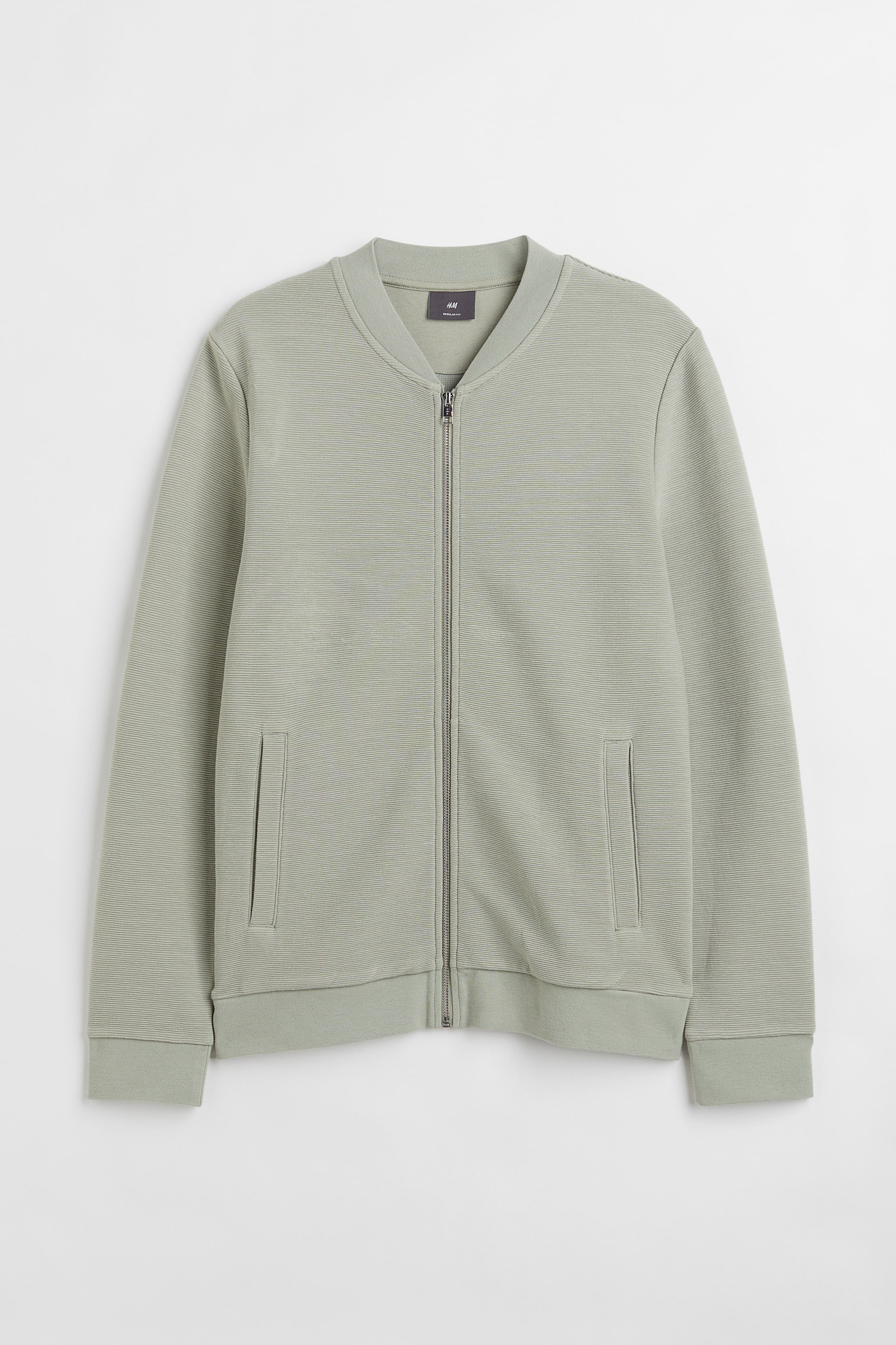 View larger image: Zipped cardigan - Light sage green - Men | H&M IN 1