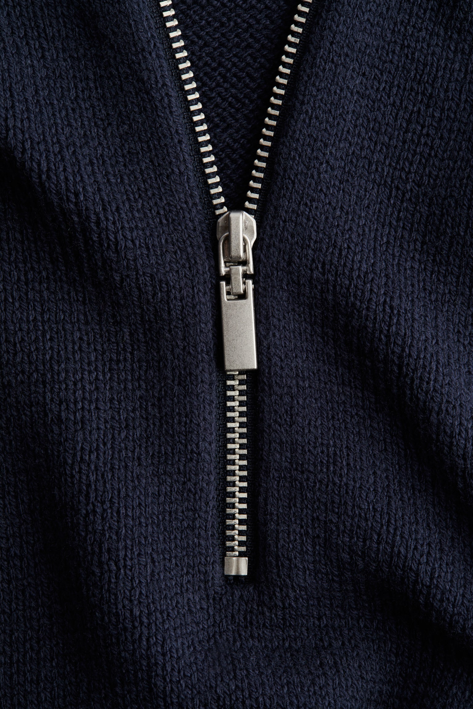 집탑 스웨터 베스트 - 네이비 블루 - 5